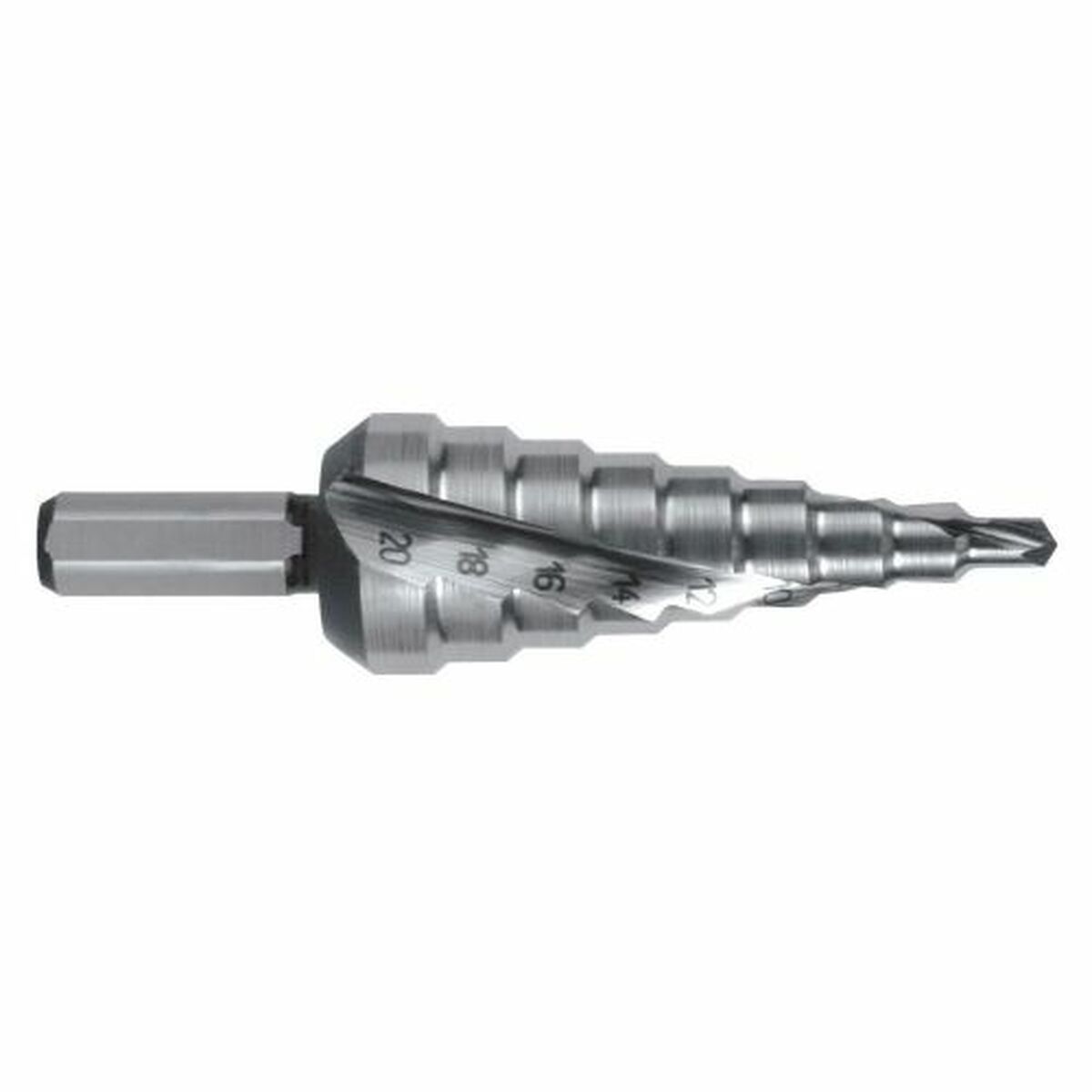 Broca escalonada RUKO 101051H 4 mm 6 mm 9 mm 12 mm 20 mm