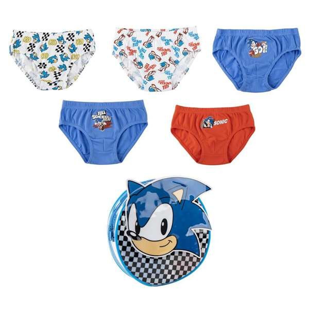Pack de Calzoncillos Sonic Multicolor
