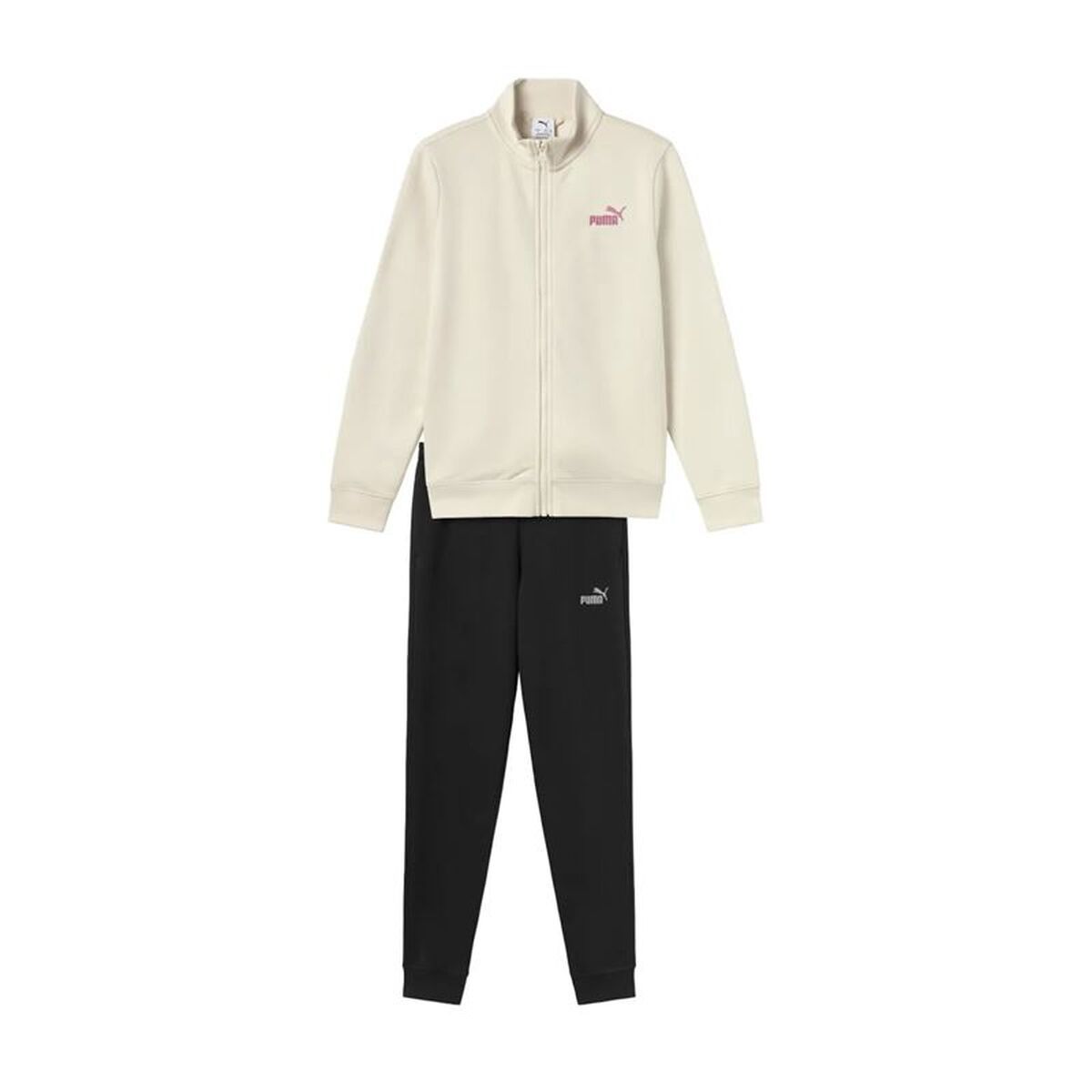 Chándal Infantil Puma Ess Full Zip Sweat S Blanco