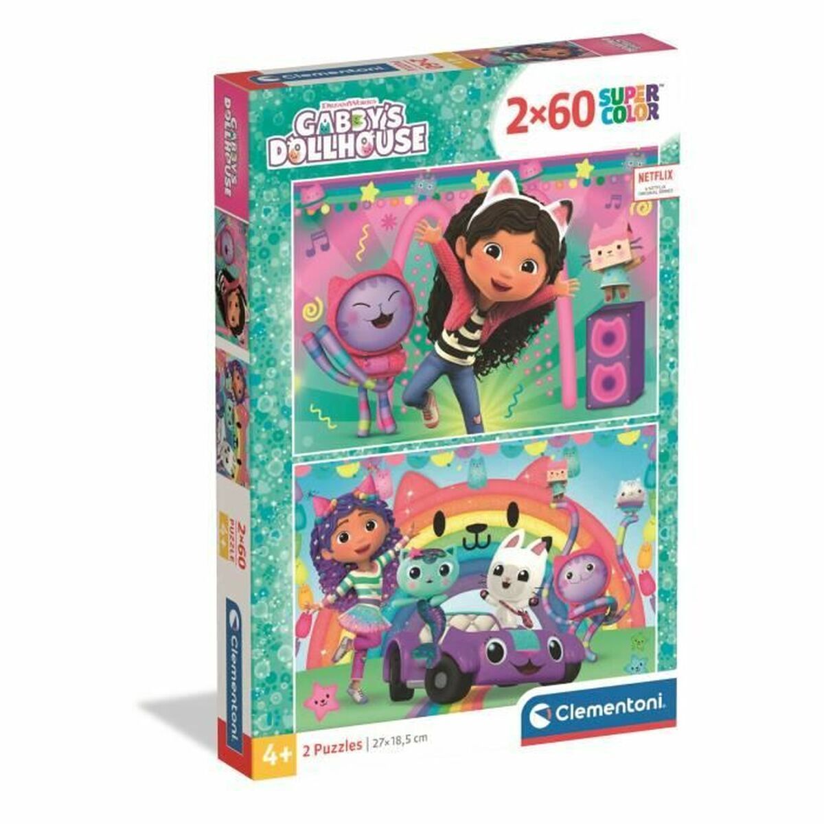 Puzzle Clementoni Gabby's Dollhouse 120 Piezas