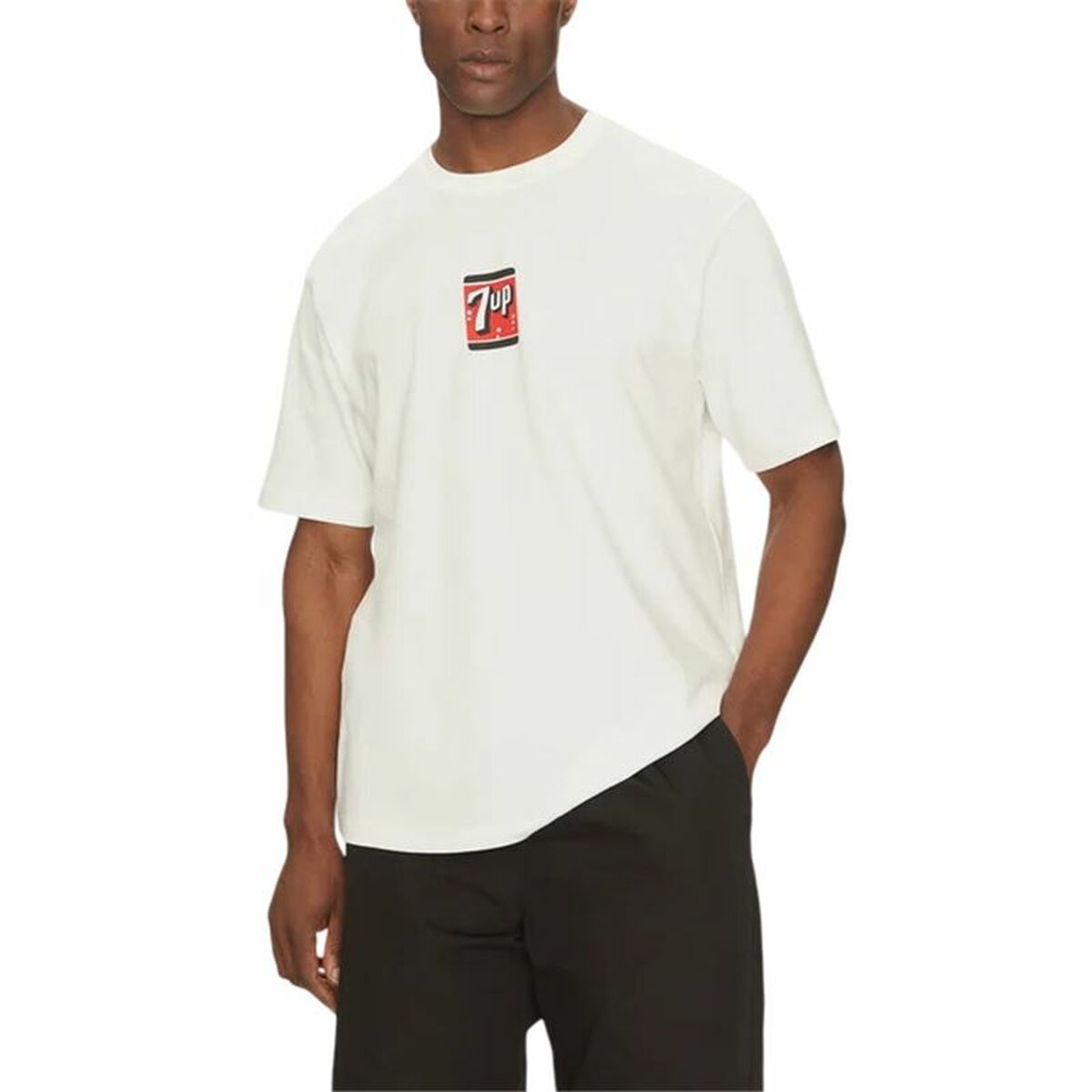 Camiseta de Manga Corta Hombre Only & Sons Ons7Up Rlx Ss Beige