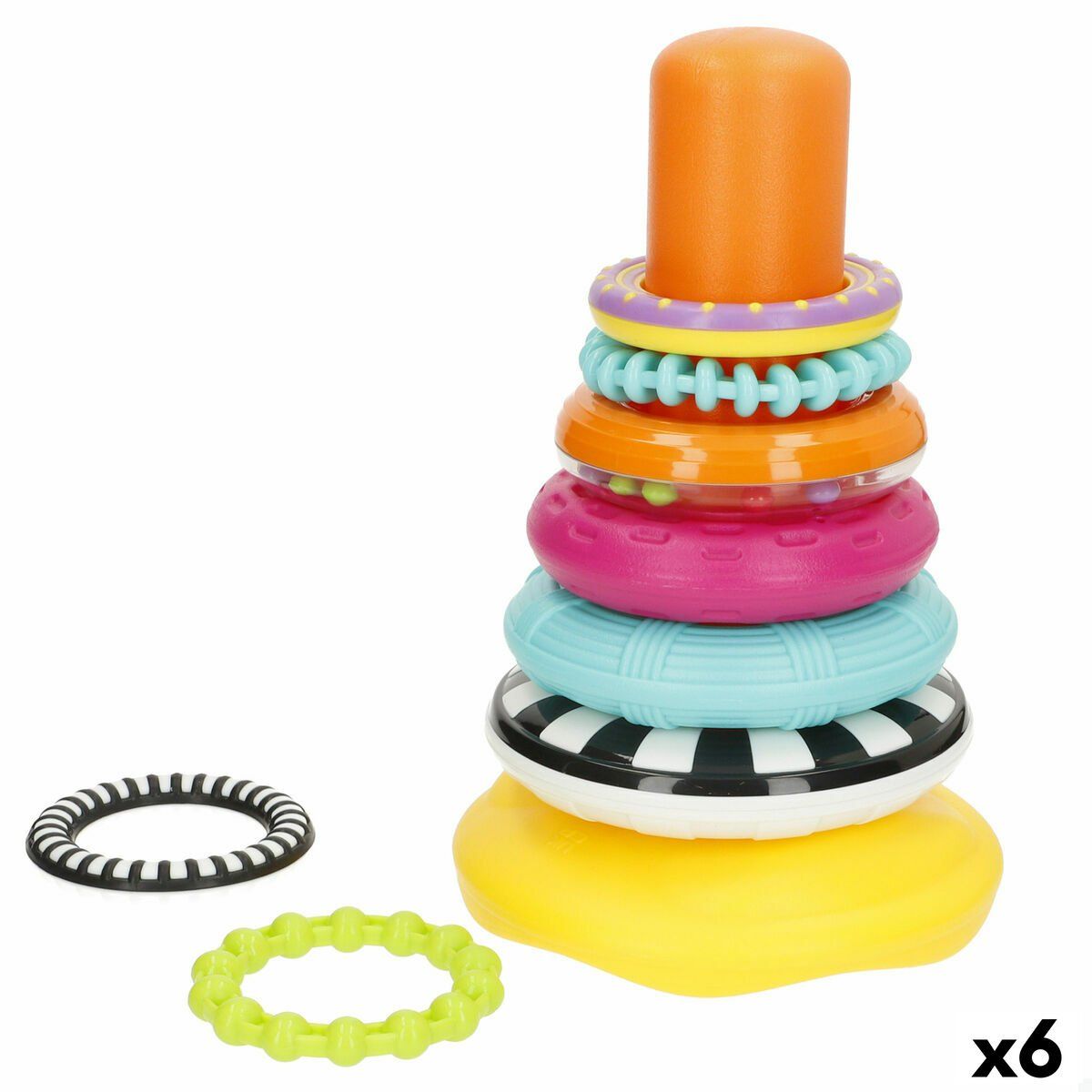 Bloques Apilables Winfun 13 x 20 x 13 cm (6 Unidades)