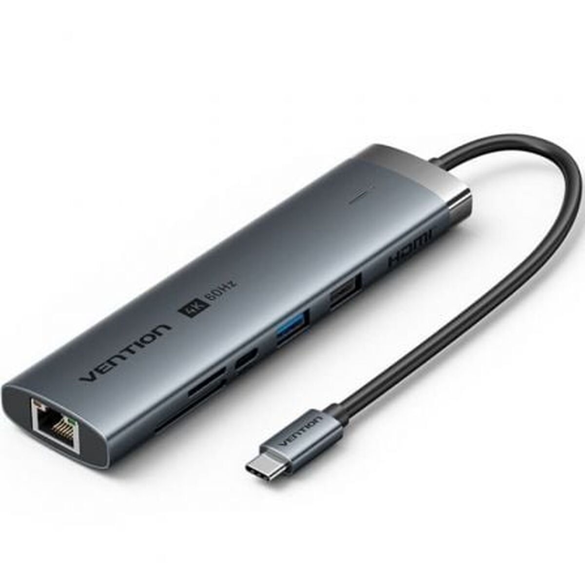 Hub USB-C Vention TGUHB Gris