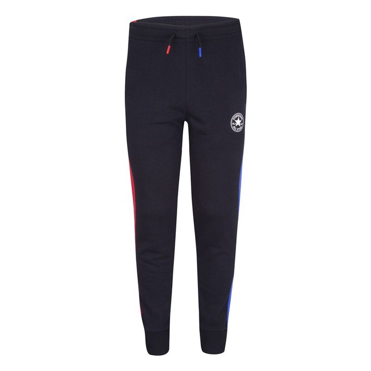 Pantalón Largo Deportivo Converse Throwback Side Stripe Negro