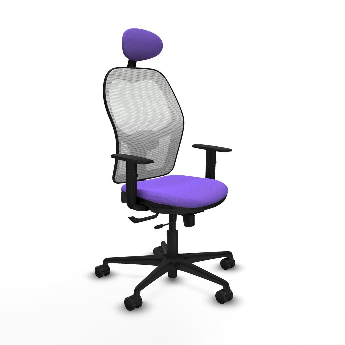 Silla de Oficina con Cabecero Jorquera Piqueras y Crespo 1D036N1 Lila