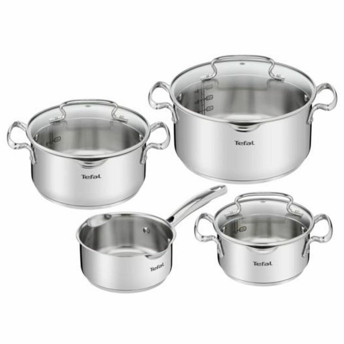 Batería de Cocina Tefal G719S735 Acero 7 Piezas