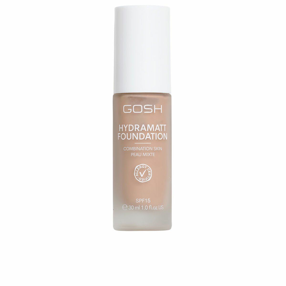 Base de Maquillaje Cremosa Gosh Copenhagen HYDRAMATT Nº 008-Medium Red Spf 15 30 ml