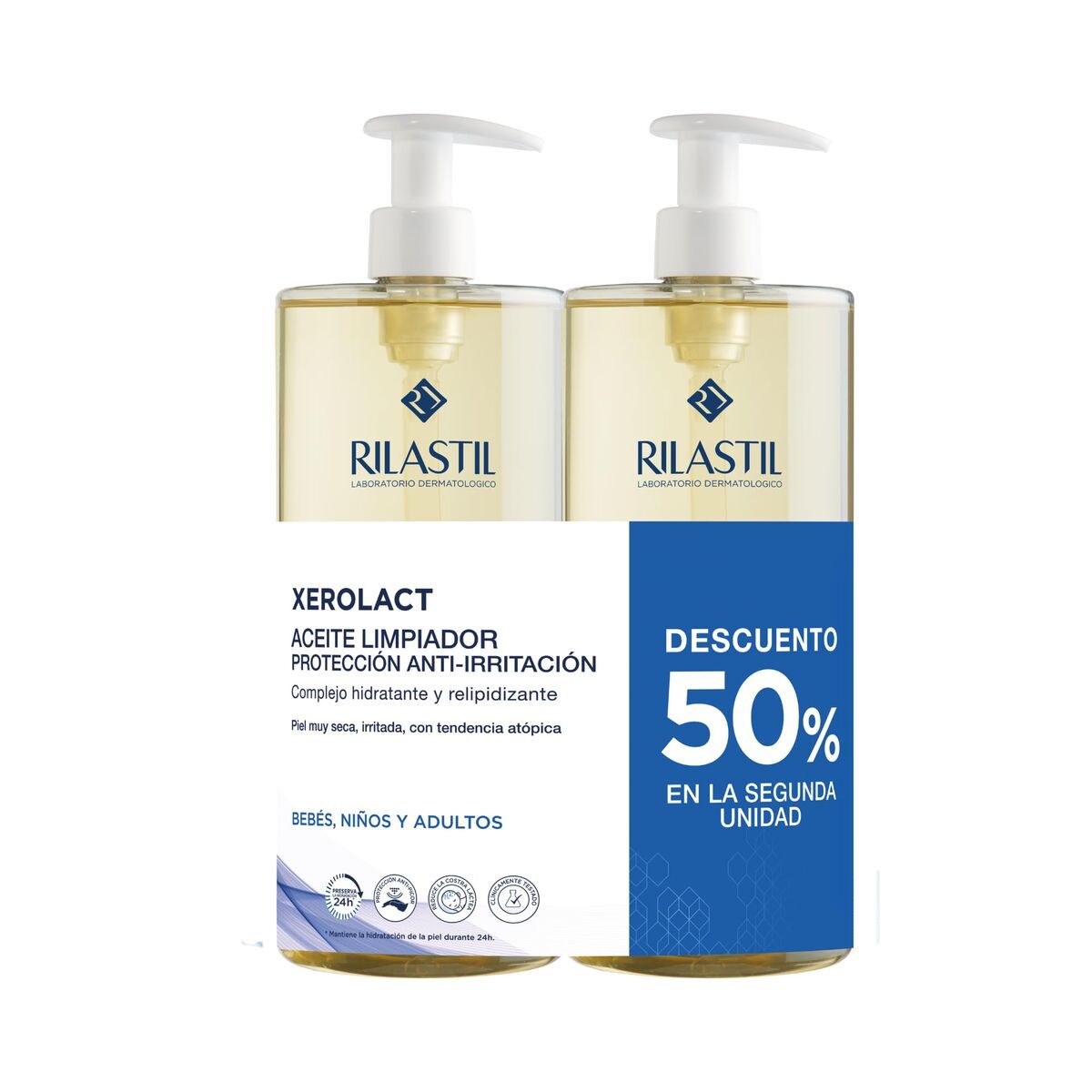 Gel de Ducha Rilastil XEROLACT 1 L
