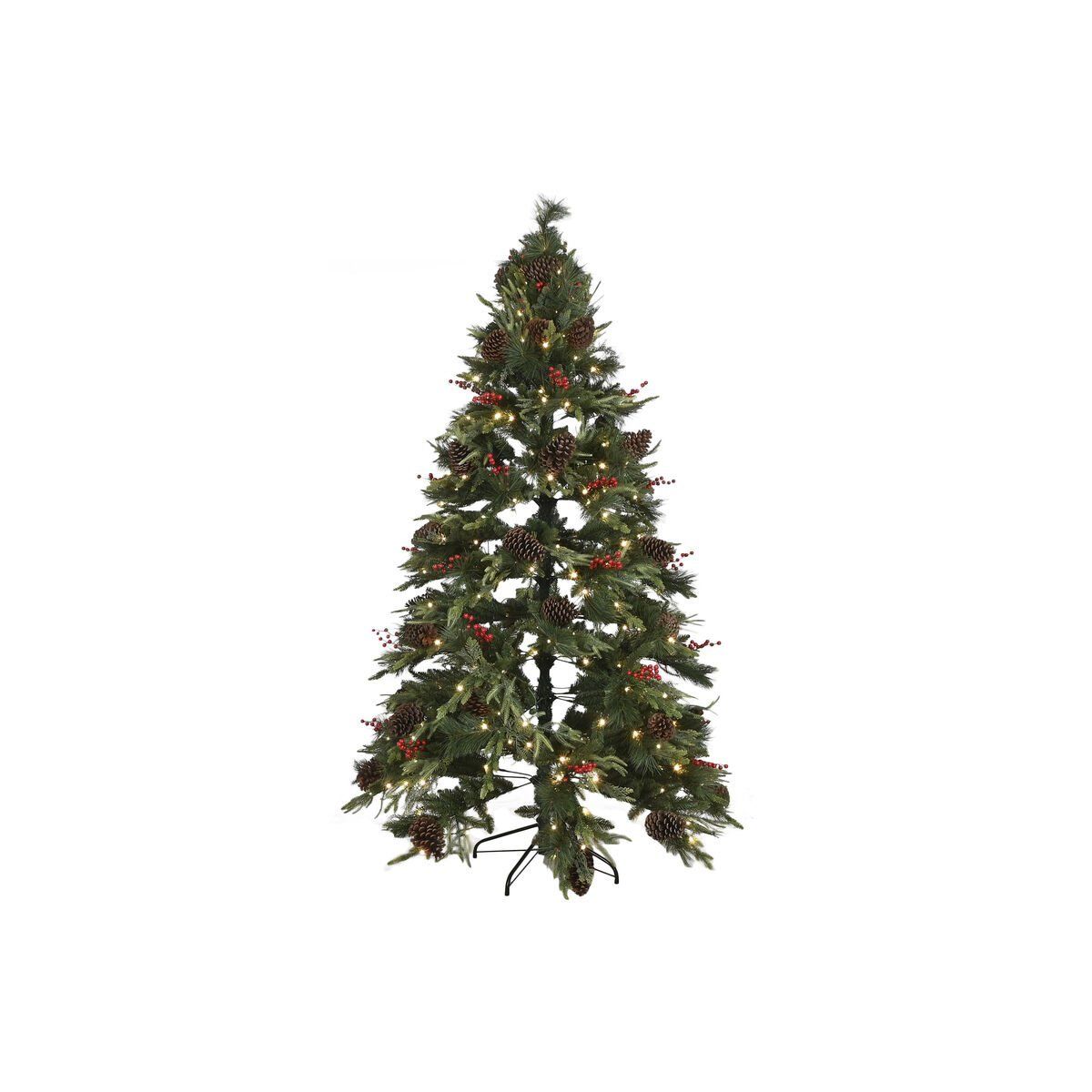 Árbol de Navidad Home ESPRIT Rojo Verde PVC 120 x 120 x 210 cm