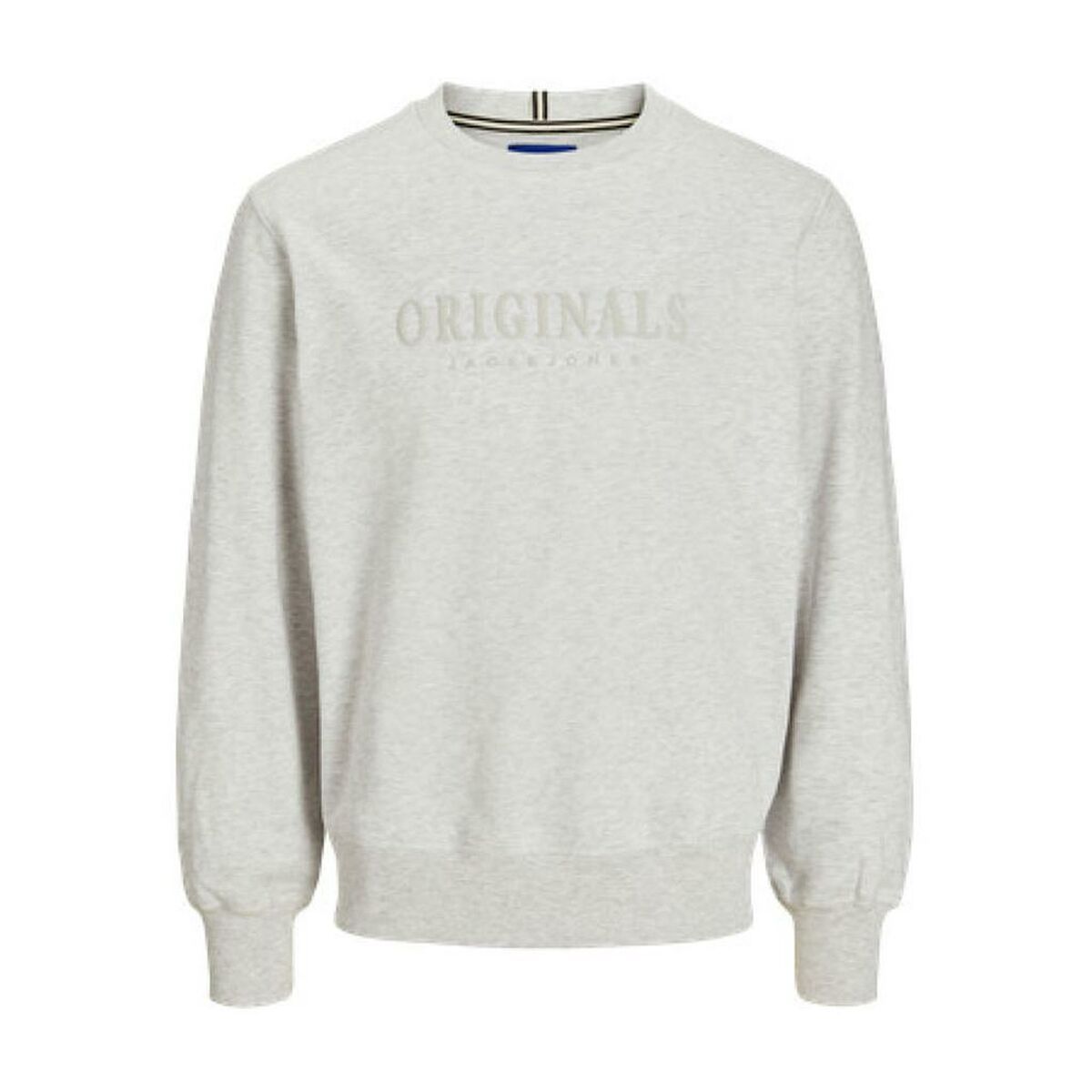 Sudadera sin Capucha Hombre Jack & Jones JORFREDERIKSBERG SWEAT 12265756 Gris