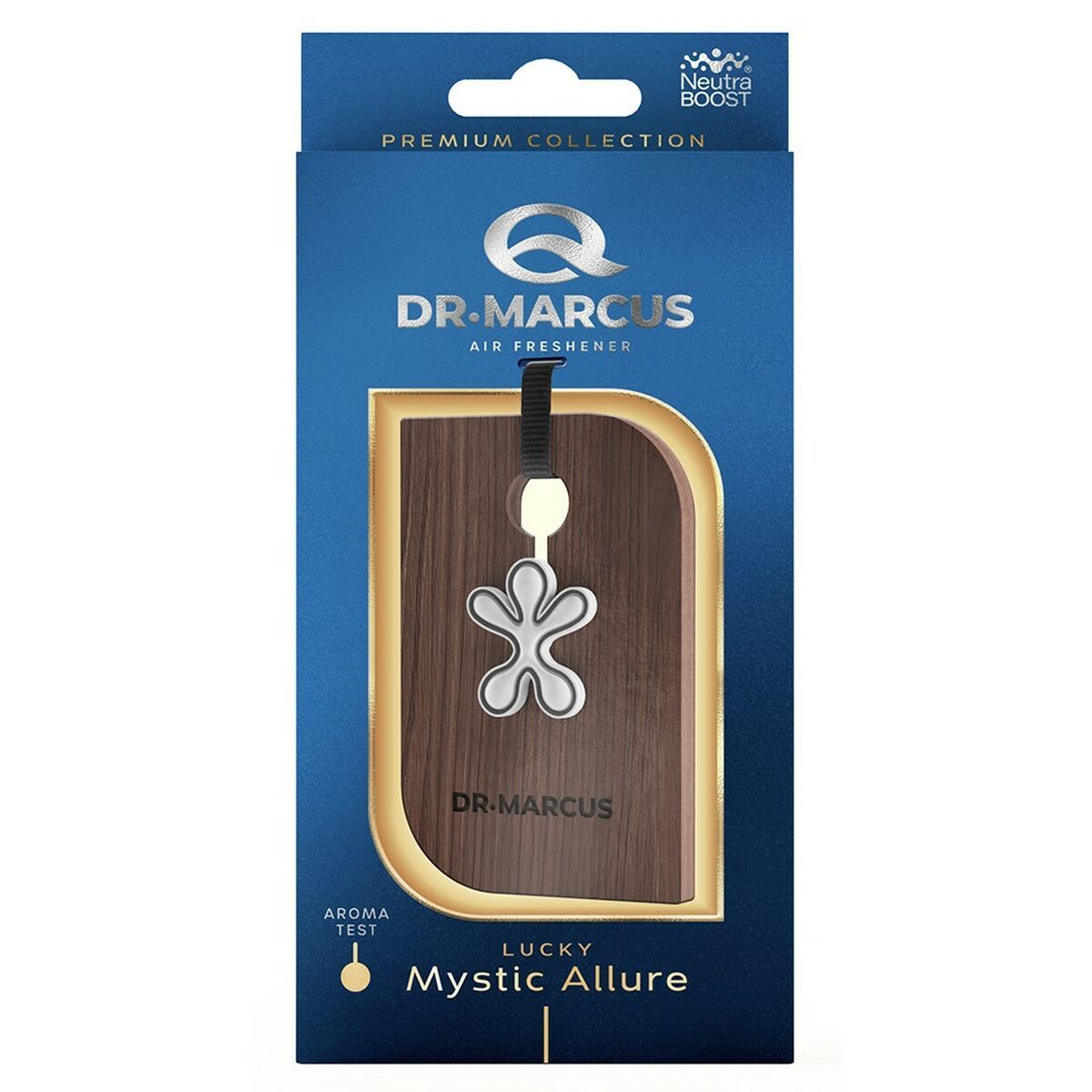 Ambientador para Coche Dr Marcus Lucky Mystic Allure Poliéster Madera Fragancia Colgante
