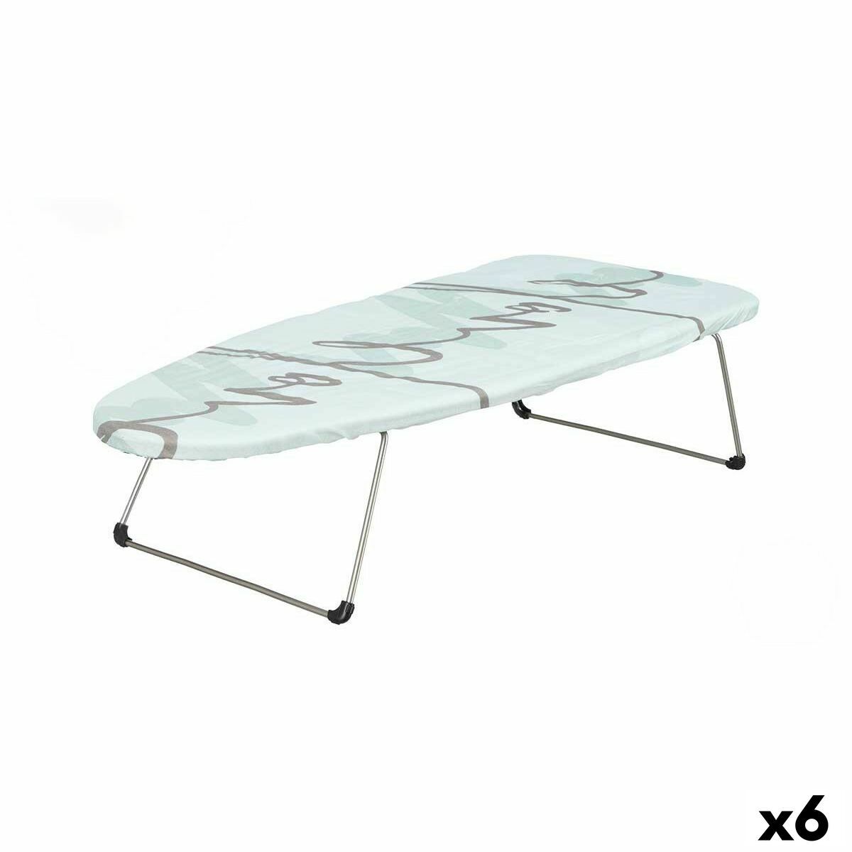 Tabla de Planchar Kipit Love Azul Negro Tela Plástico Sobremesa (6 Unidades)