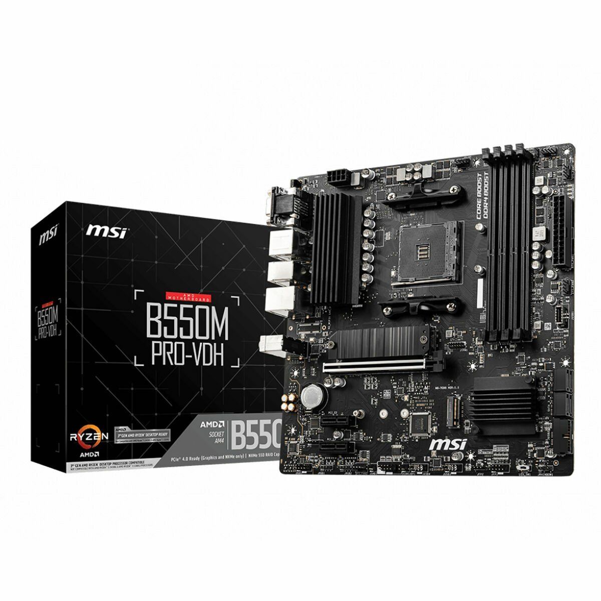 Placa Base MSI B550M PRO-VDH AMD B550 AMD AMD AM4