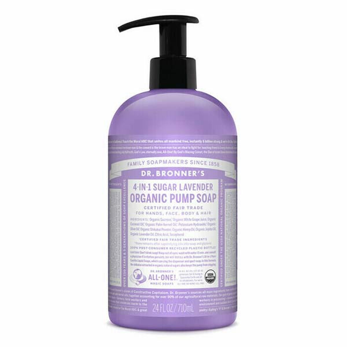 Gel de Baño Dr Bronner's 4 in 1 Sugar Lavender 710 ml