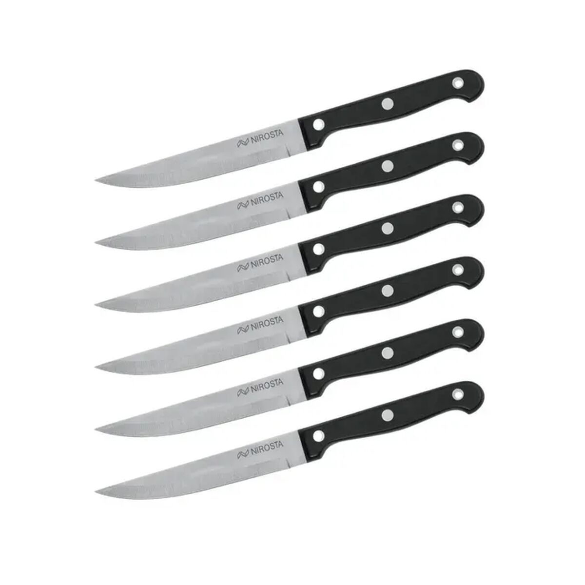 Set de Cuchillos Nirosta Acero Inoxidable 6 Piezas