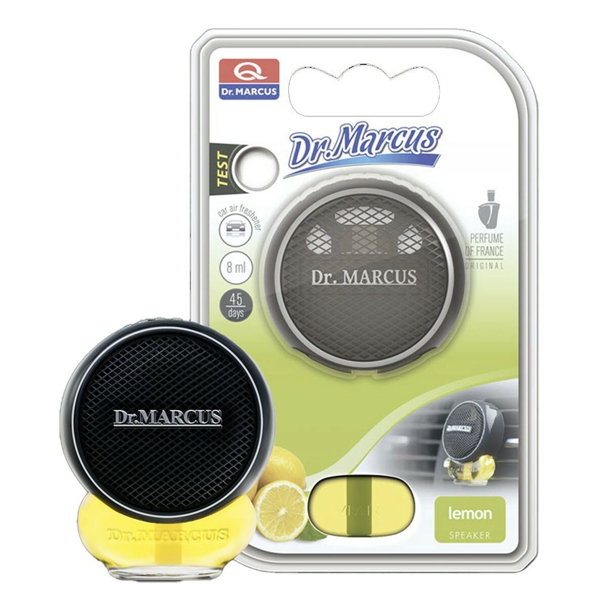 Ambientador para Coche Dr Marcus Speaker Limón 8 ml Plástico Fragancia (8 Unidades)