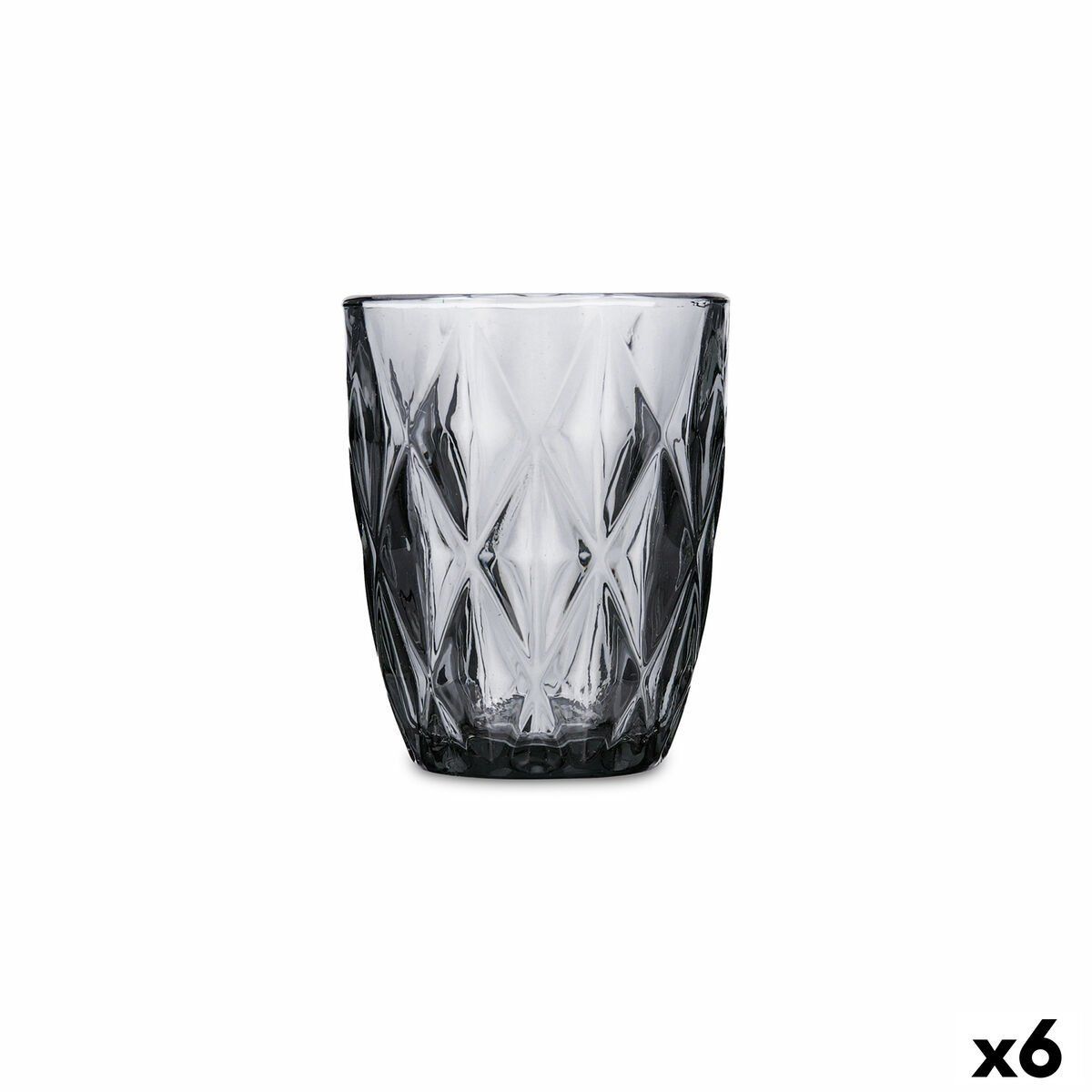 Vaso Quid Maia Azul Vidrio 280 ml (6 Unidades)