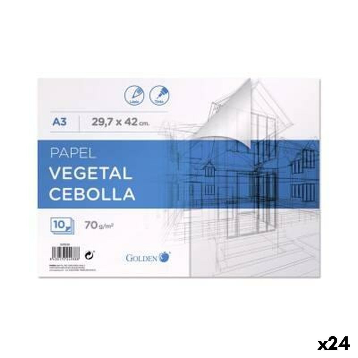 Papel Vegetal Golden