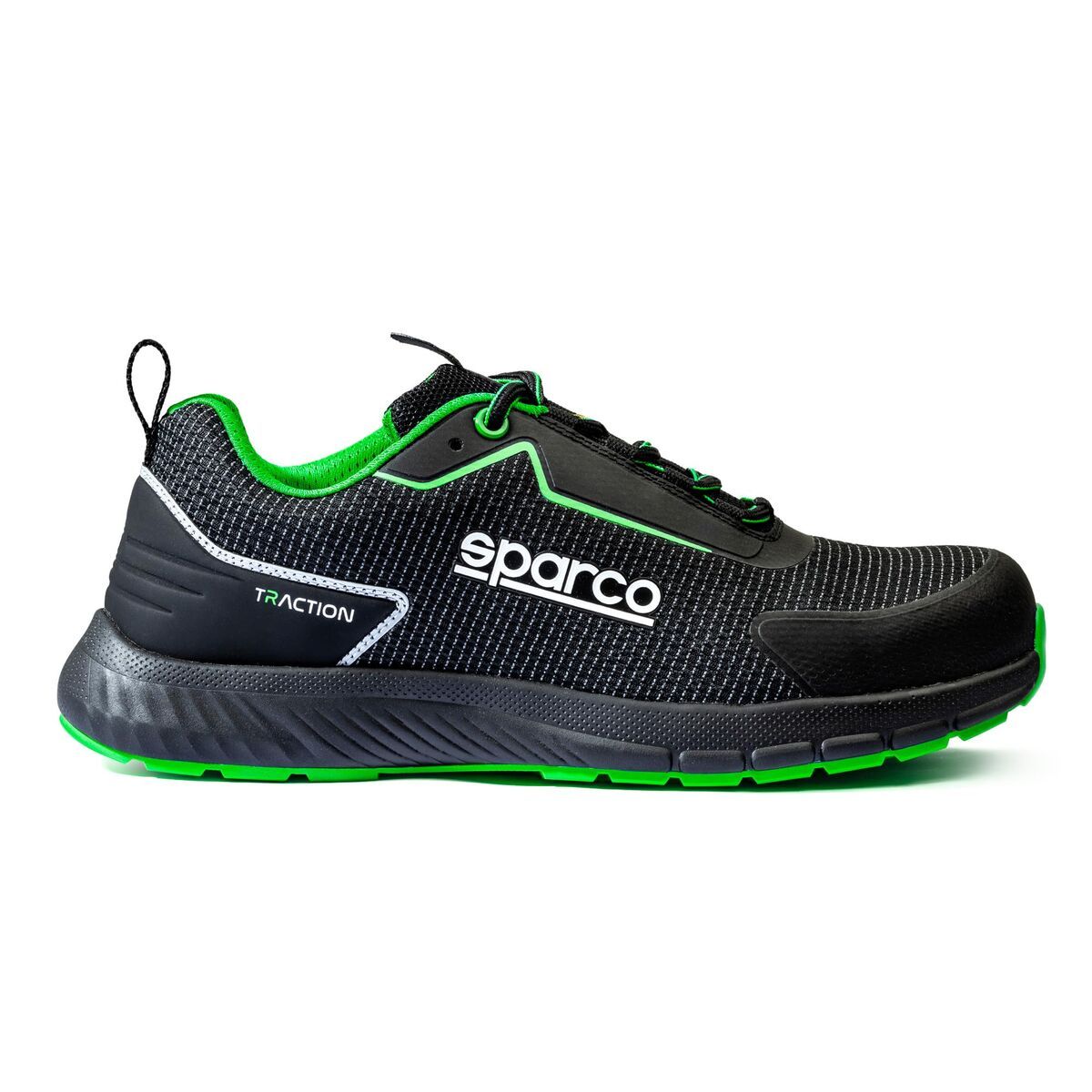 Calzado de Seguridad Sparco TRACTION SANYO 42 Negro Verde