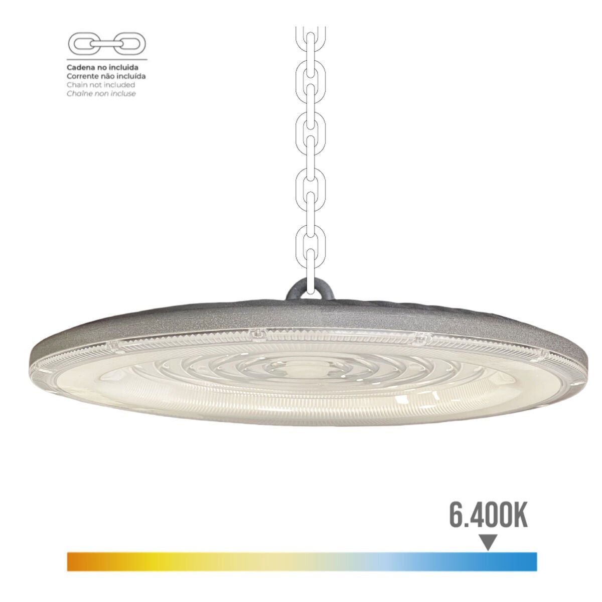 Campana LED industrial EDM 31809 200 W 6500 K 17600 lm