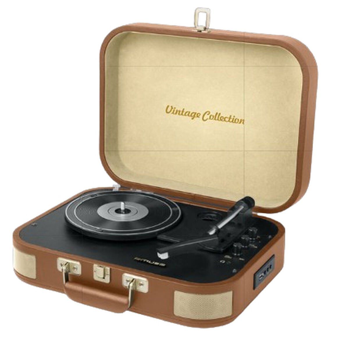 Tocadiscos Muse MT-501ATC Marrón