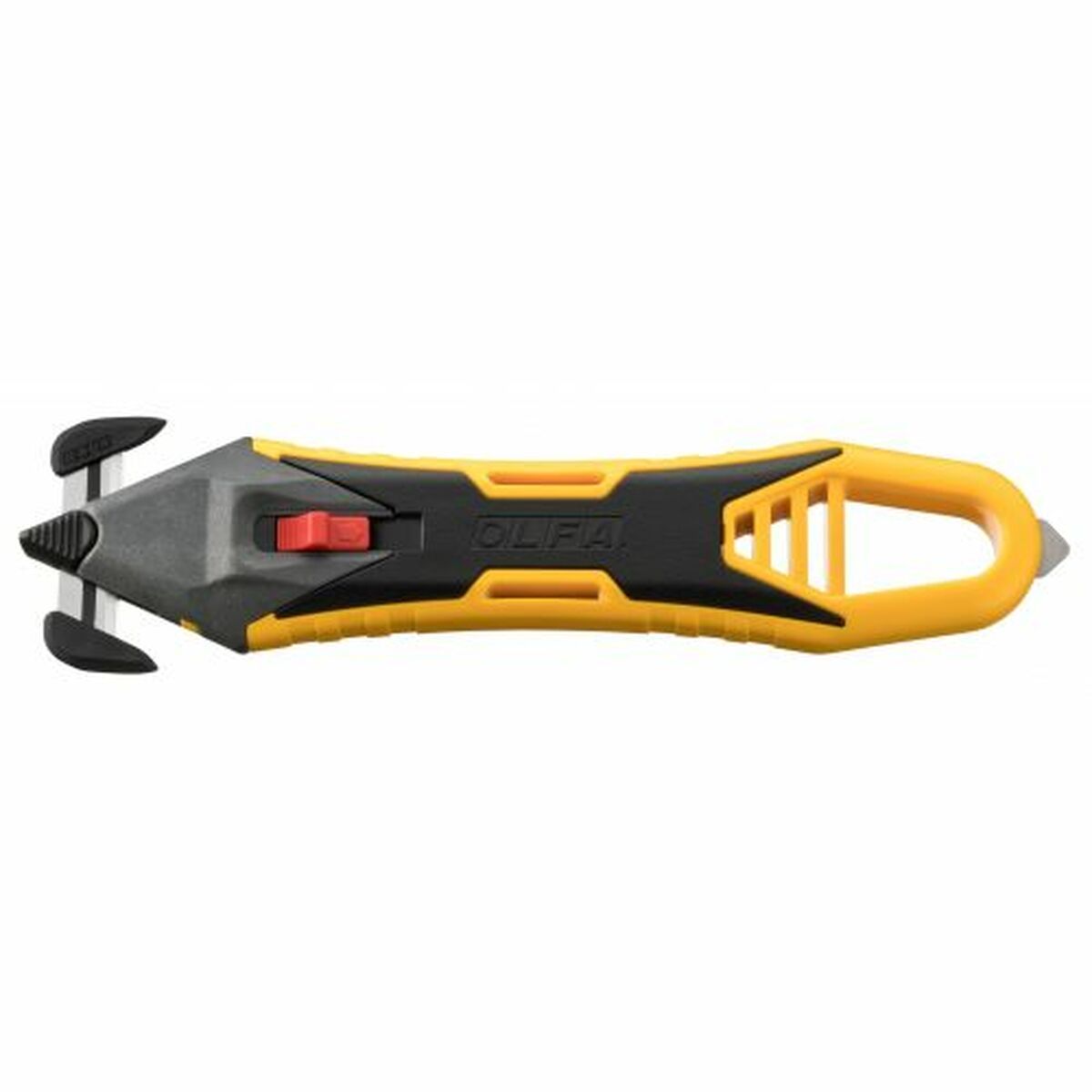Cúter Olfa Amarillo Negro Metal Acero Inoxidable Plástico De seguridad