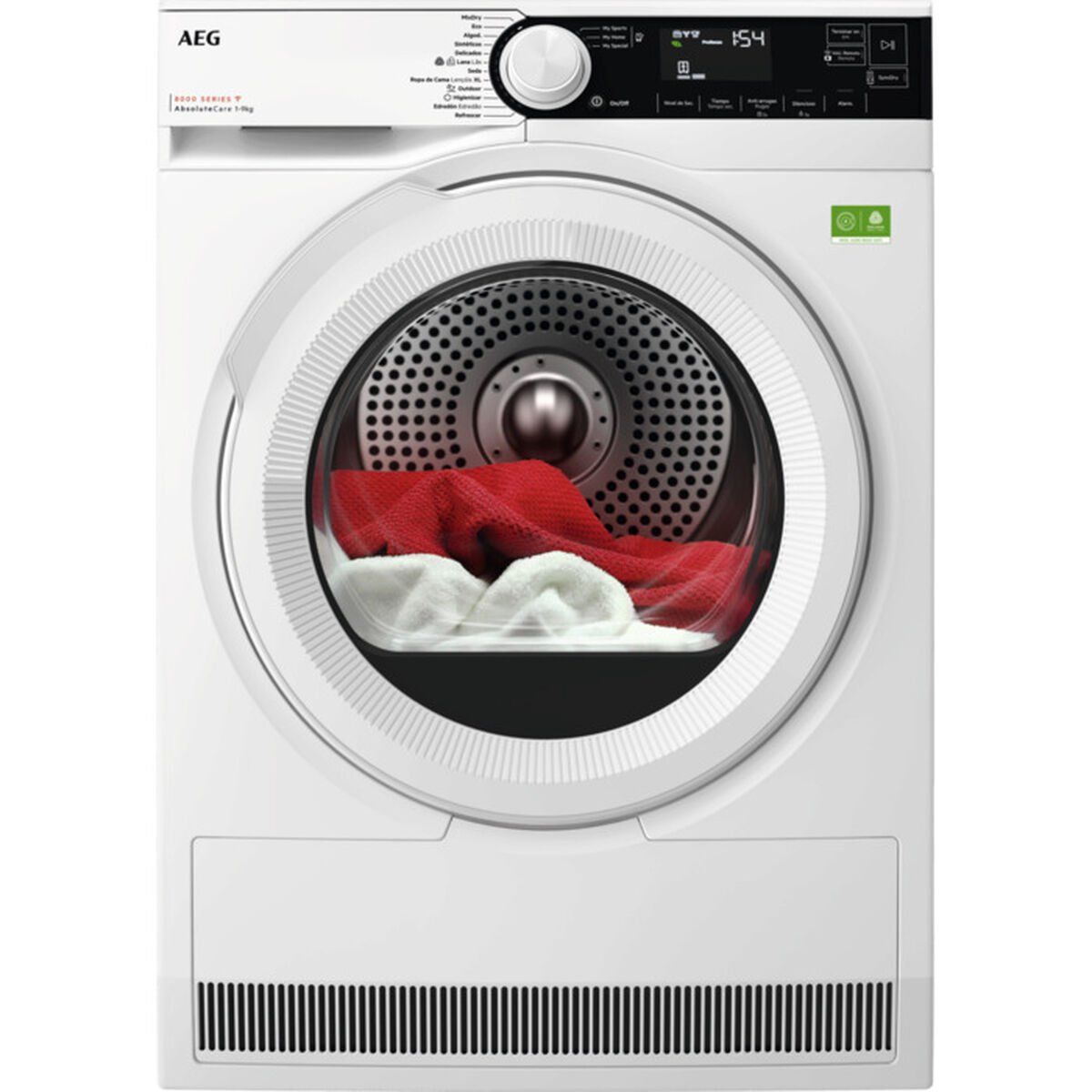 Secadora con bomba de calor AEG TR839T4PBC