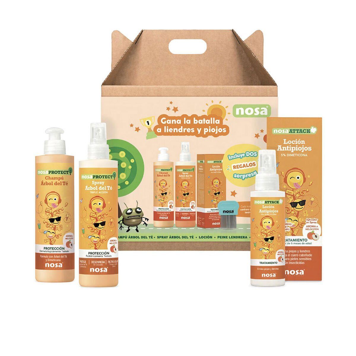 Set de higiene Nosa Healthcare PROTECT 4 Piezas