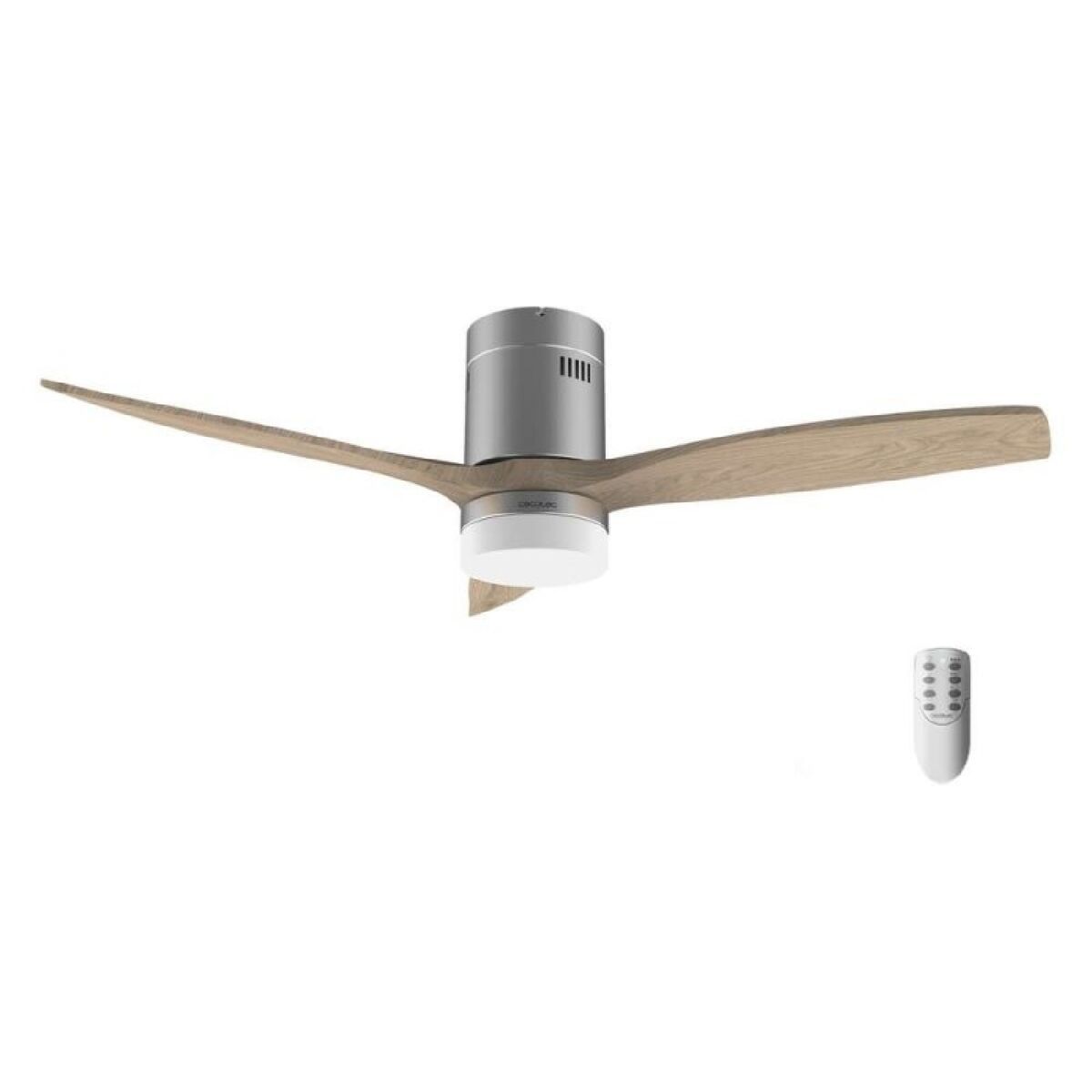Ventilador de Techo con Luz Cecotec EnergySilence Aero 5600 Classic Steel 40 W Plateado