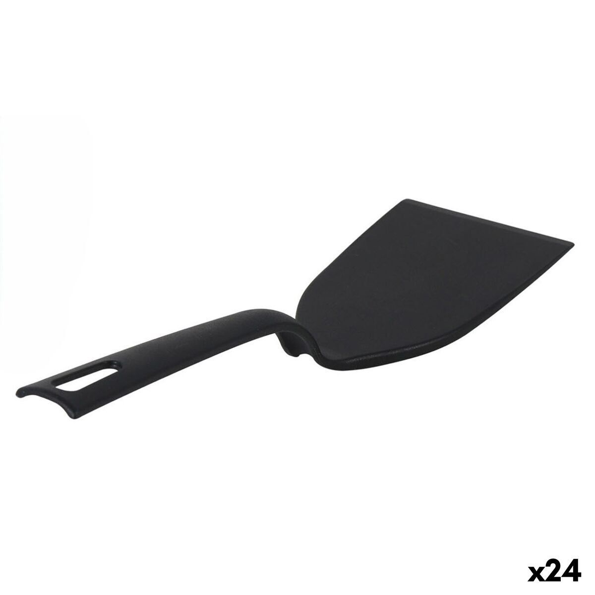 Espátula de Cocina Quttin Quttin Negro Nailon 29 x 7 x 6 cm (24 Unidades)