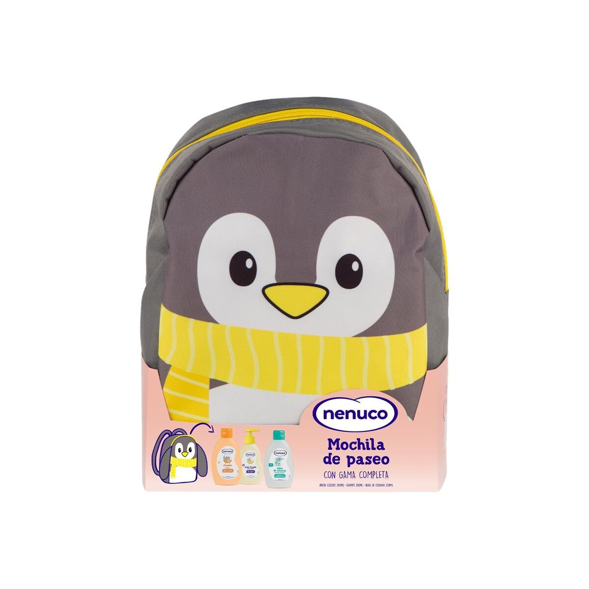 Set de higiene Nenuco MOCHILA PINGÜINO 4 Piezas