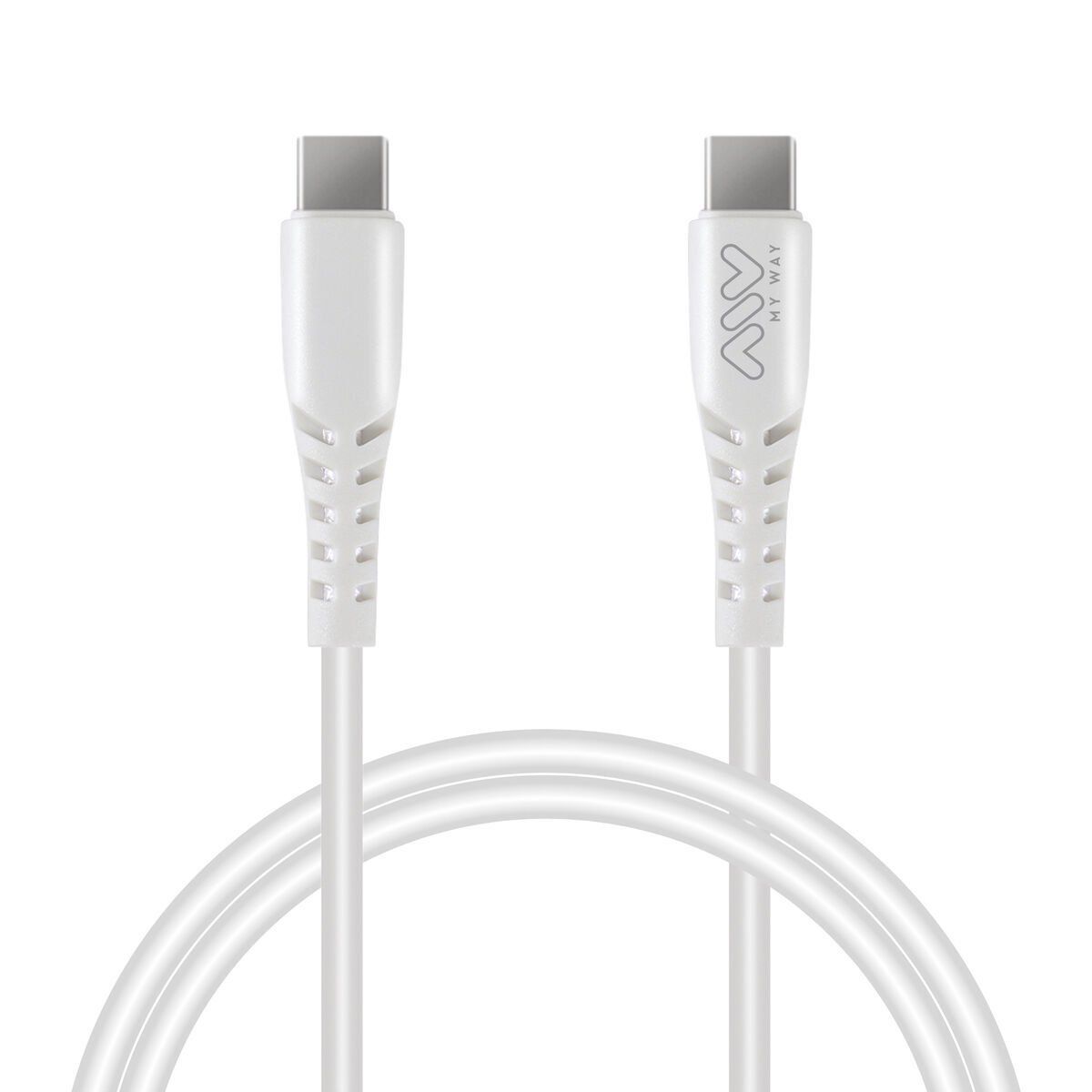 myway cable Tipo C-Tipo C 60W 1m blanco
