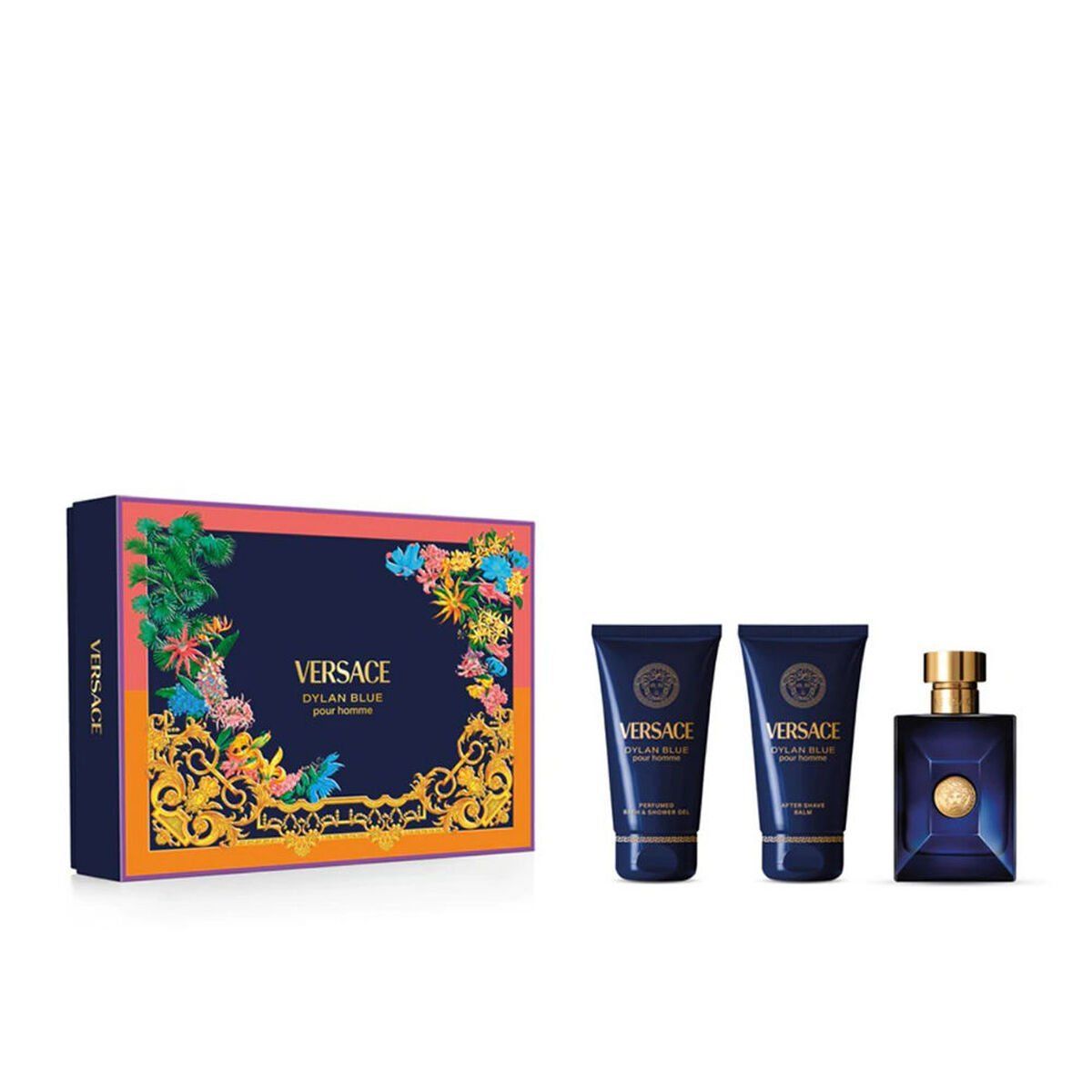 Set de Perfume Hombre Versace DYLAN BLUE 3 Piezas