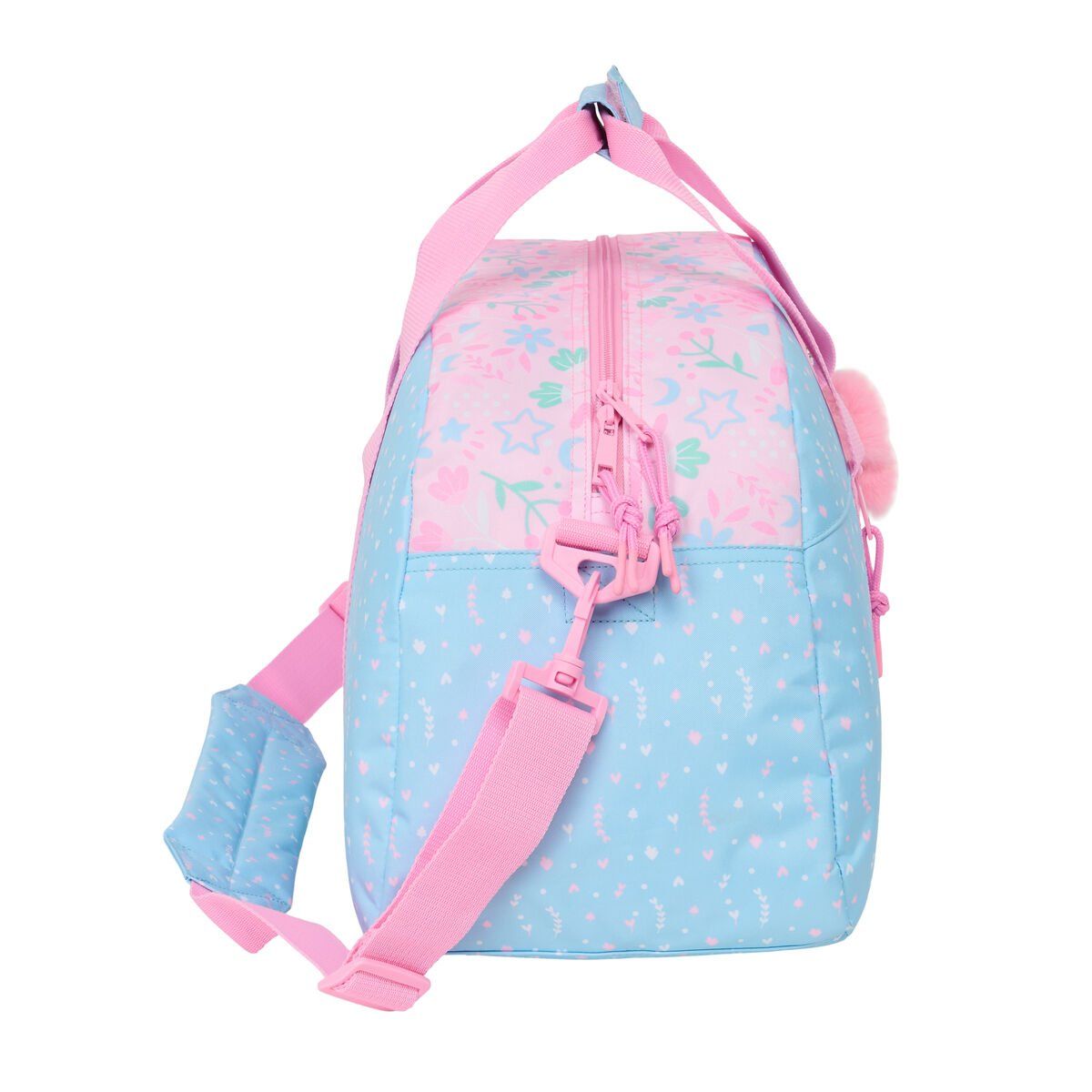Bolsa de Deporte BlackFit8 Smile Rosa Azul claro 50 x 26 x 20 cm
