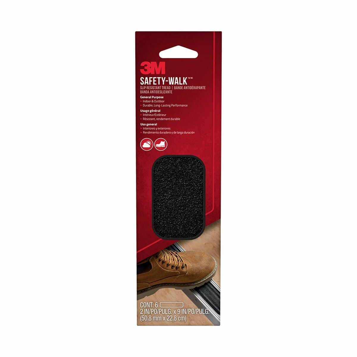 Antideslizante 3M Negro 50 MM X 22,8 CM