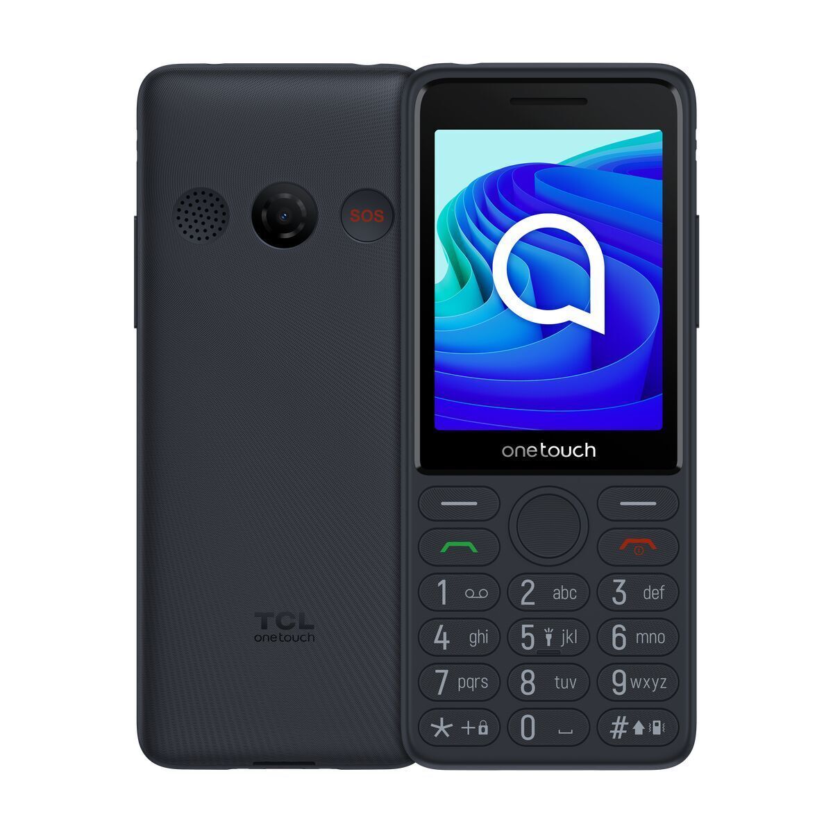 Teléfono Móvil para Mayores TCL T312D1-3ALCA112 48 MB 2,8" 128 MB Negro Gris oscuro