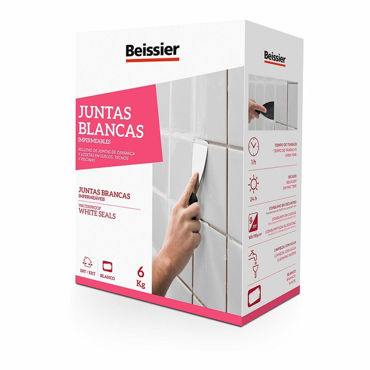Masilla Beissier 70162-001 Blanco 6 Kg