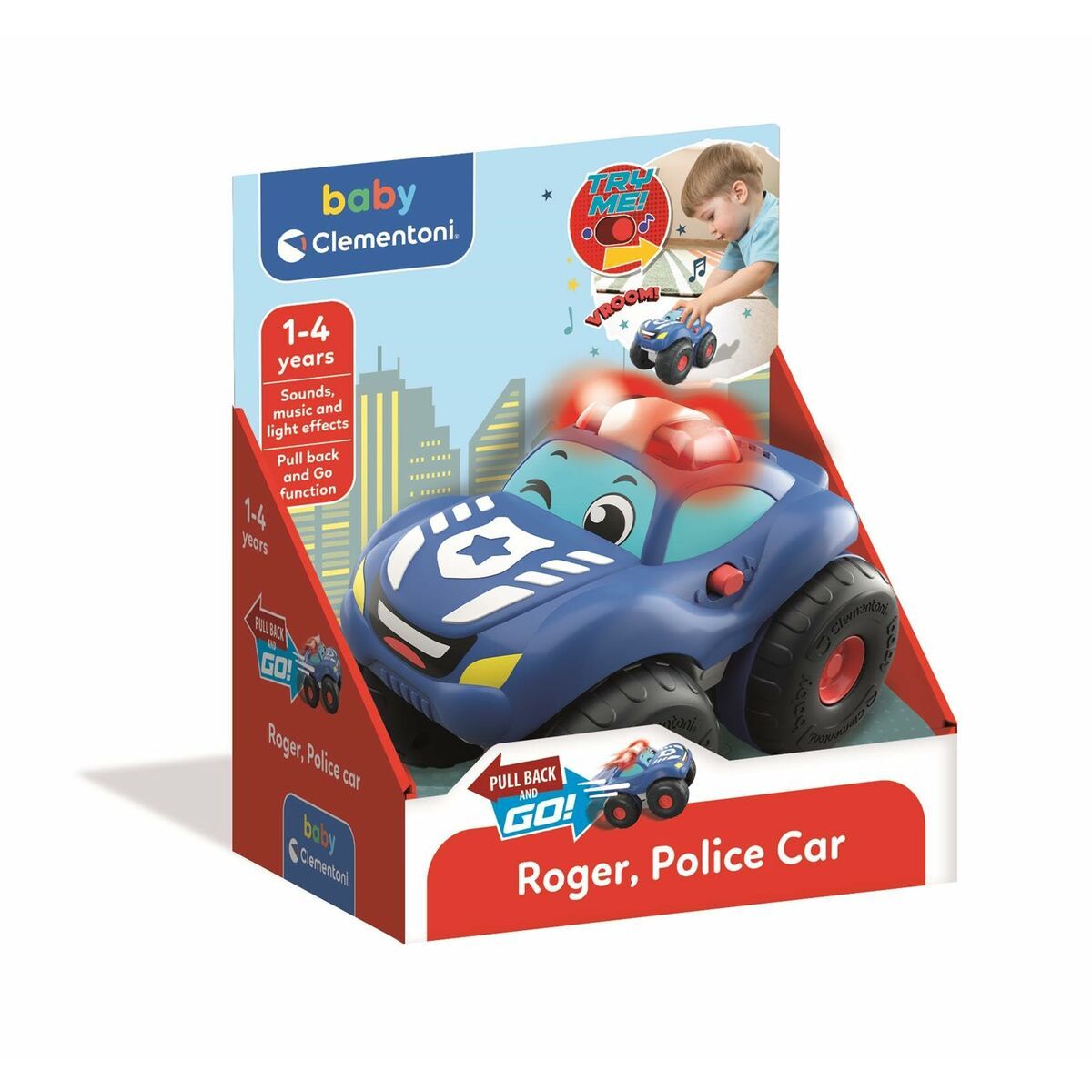 Coche de juguete Clementoni Roger Azul