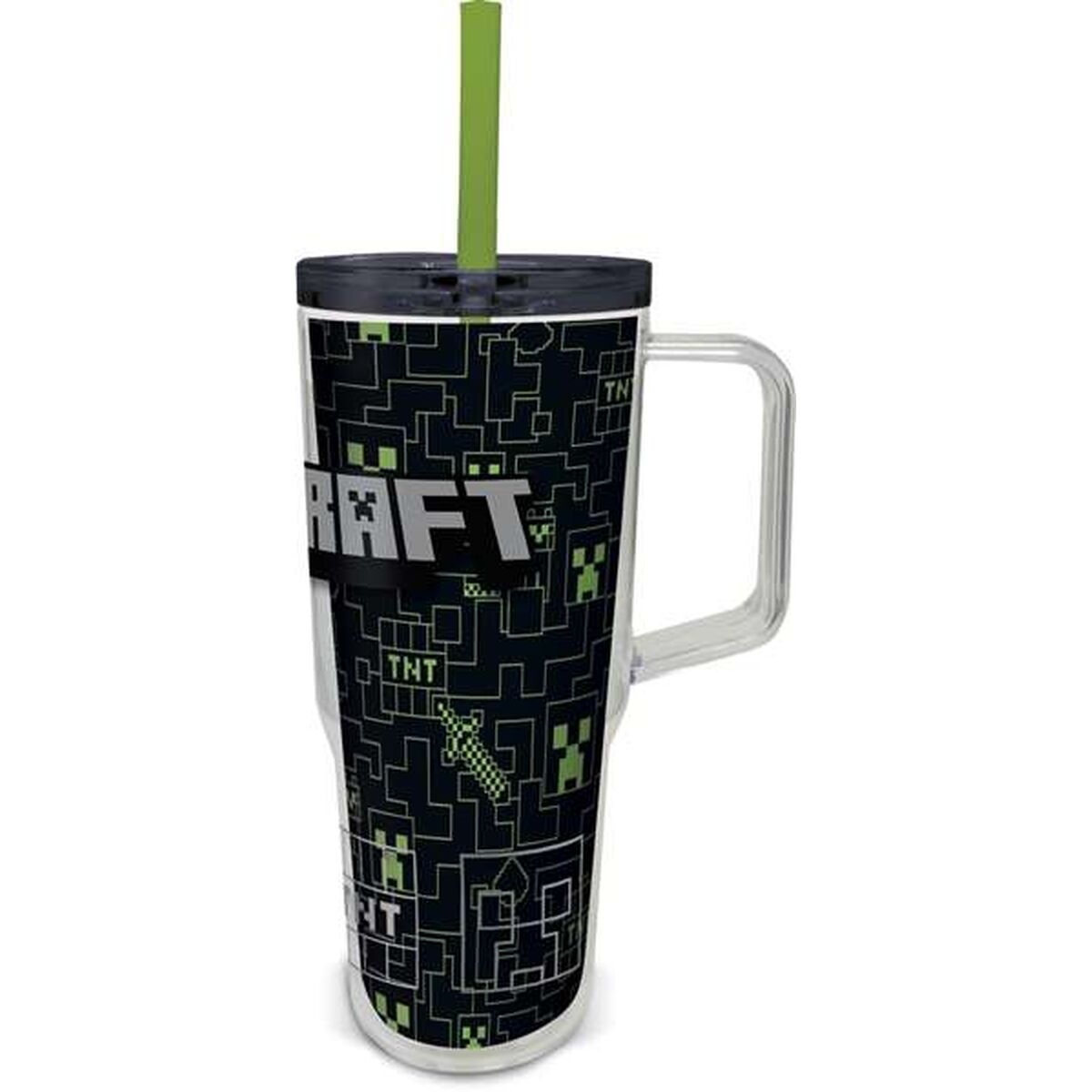 Taza Termo con Tapa Minecraft Iconicmono 860 ml