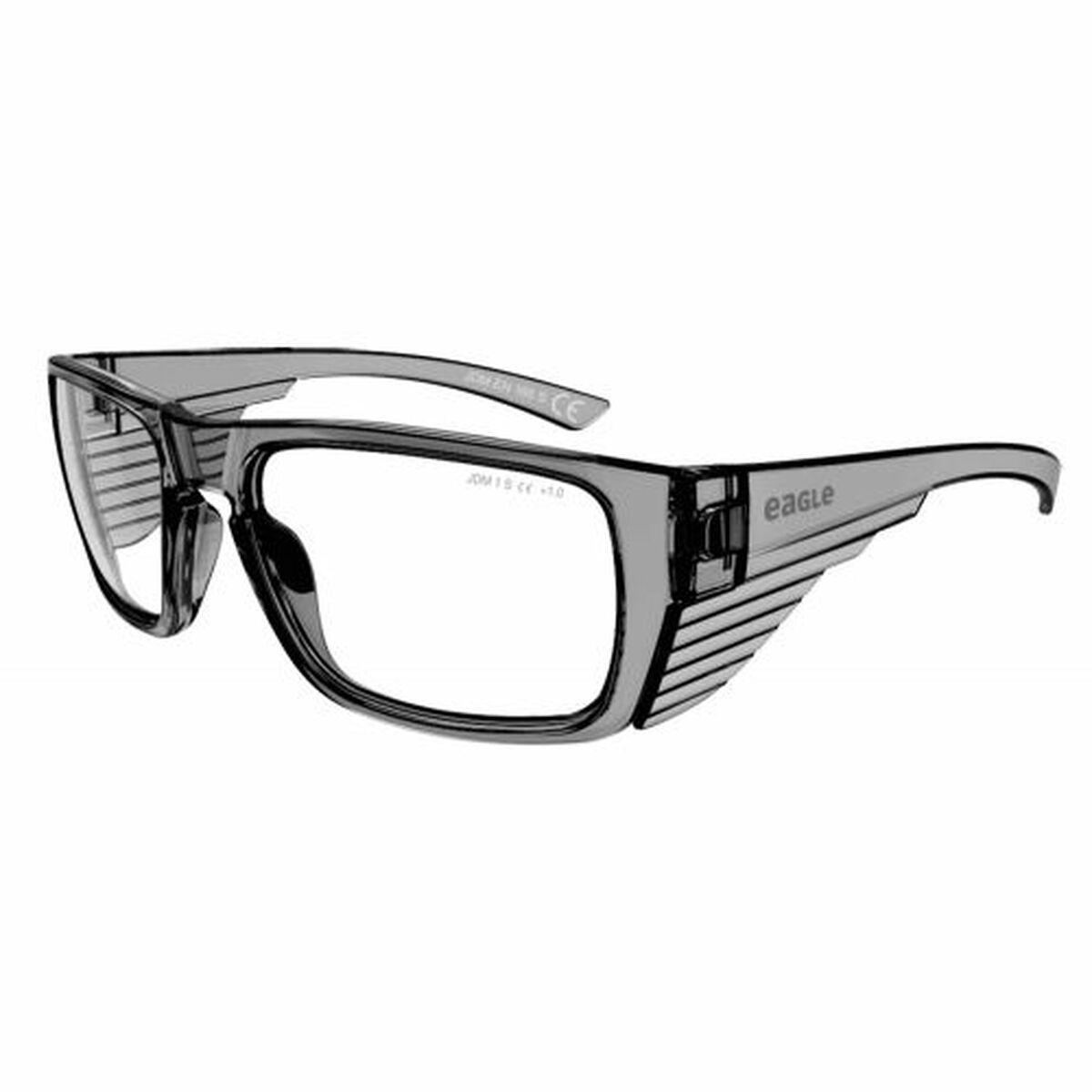 Gafas de seguridad Eagle Tracer Gris Transparente Crystal Plástico + 2,5