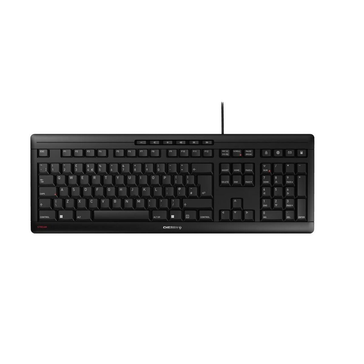Teclado Cherry JK-8500GB-2 Negro Qwerty Español QWERTY Qwerty UK