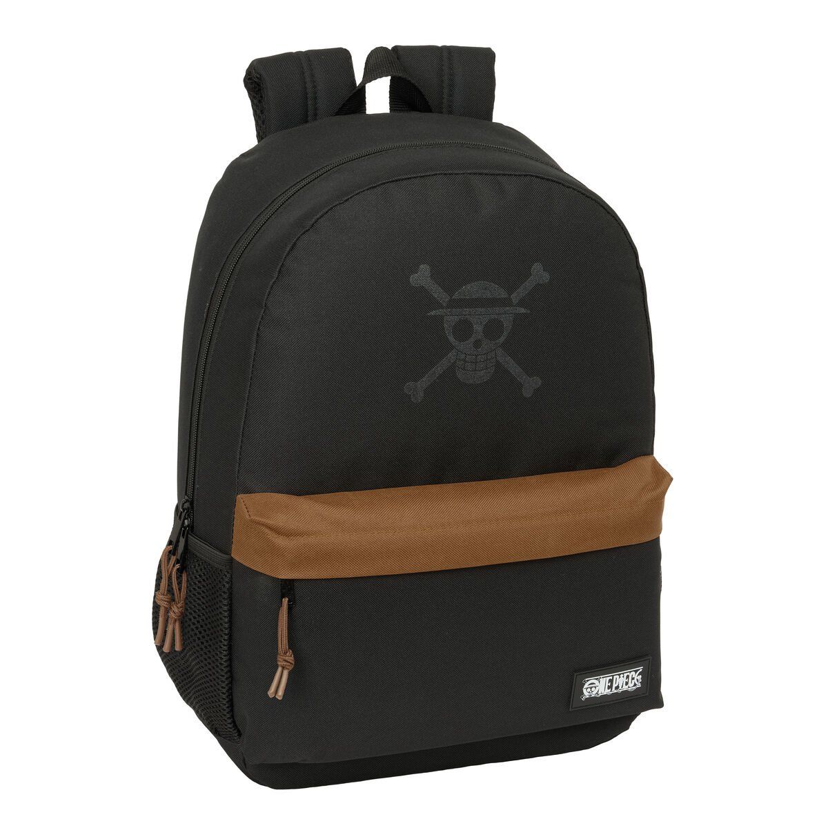 Mochila Escolar One Piece Negro 30 x 46 x 14 cm