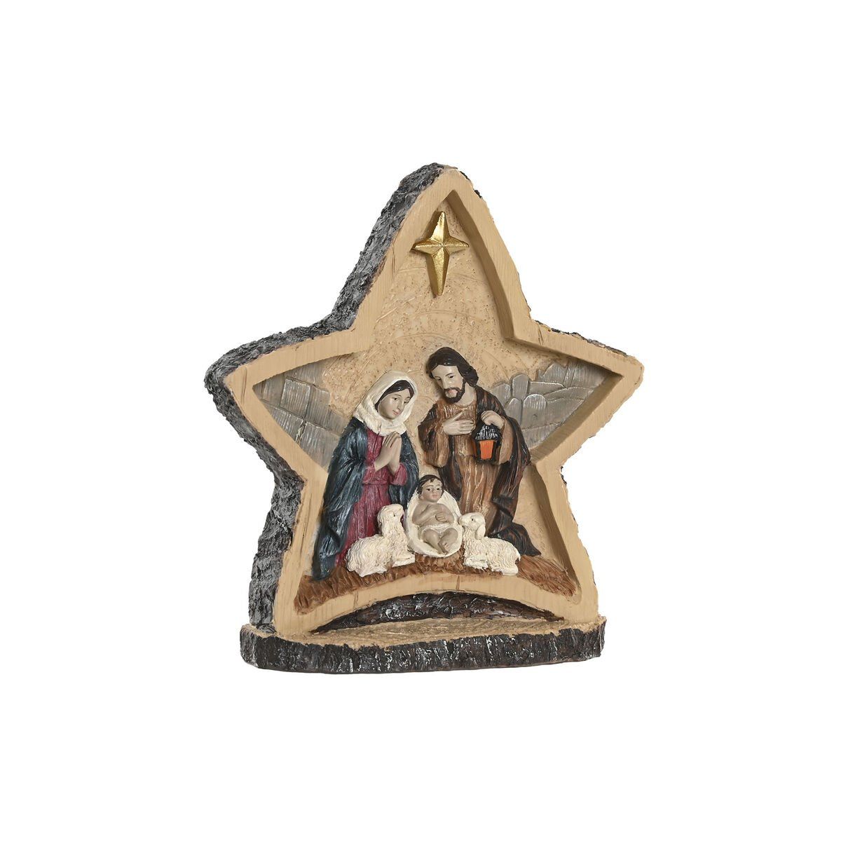 Belén de Navidad Home ESPRIT Multicolor Resina 15 X 5 X 16,5 CM