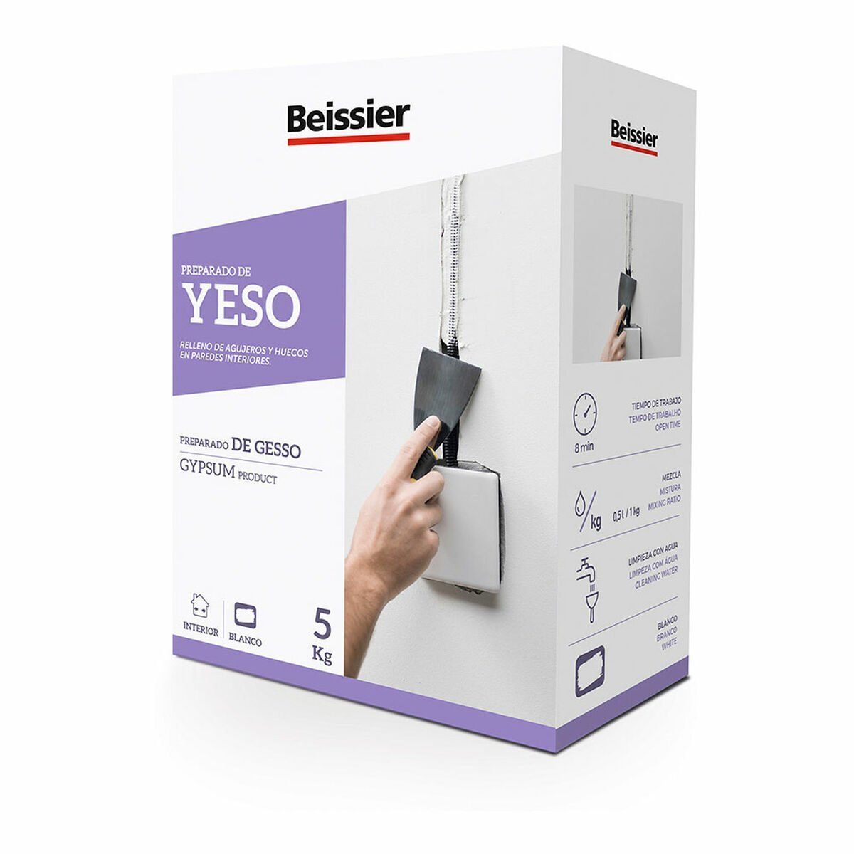 Masilla Beissier 70447-002 Blanco 5 kg 6 Kg
