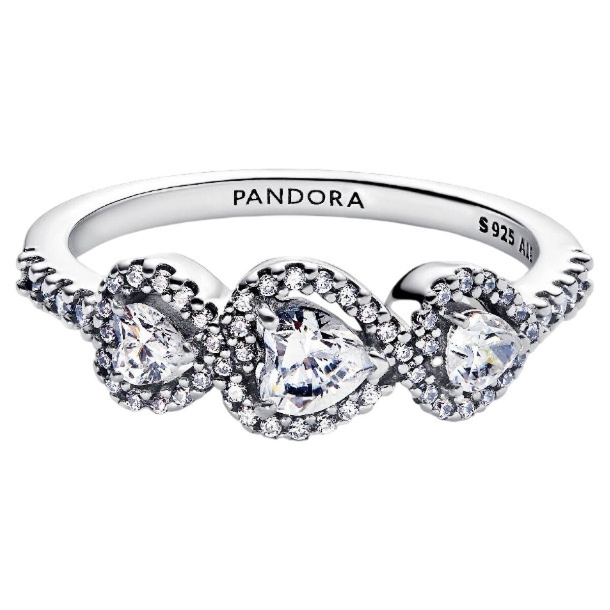 Anillo Mujer Pandora 194413C01-50 10 Plateado