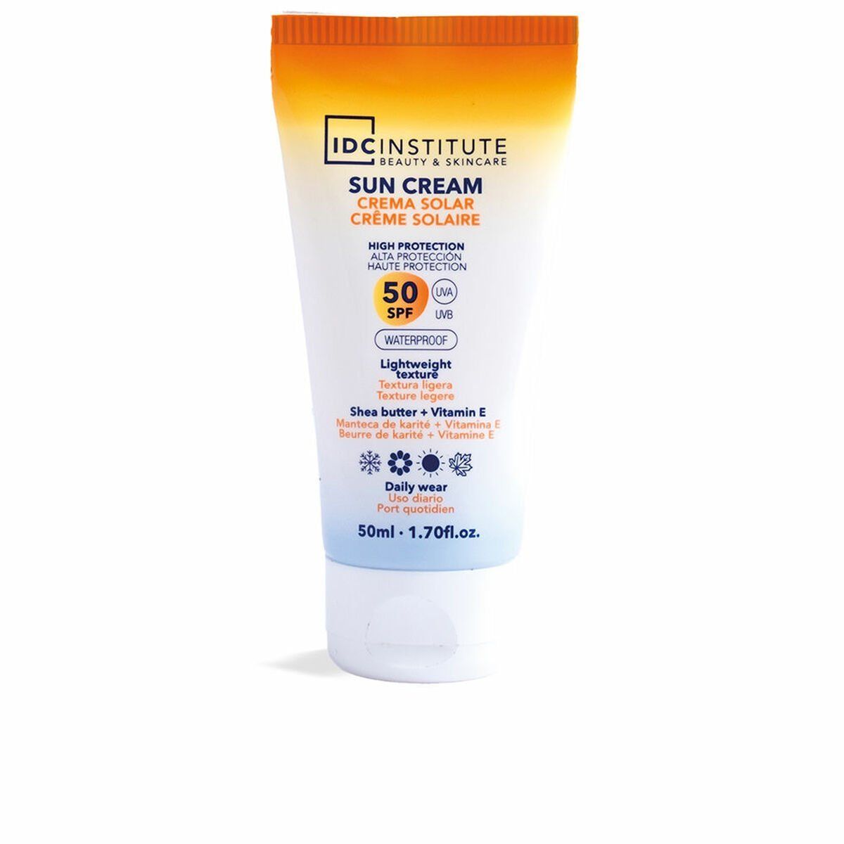 Protector Solar IDC Institute SUN CREAM Spf 50 50 ml