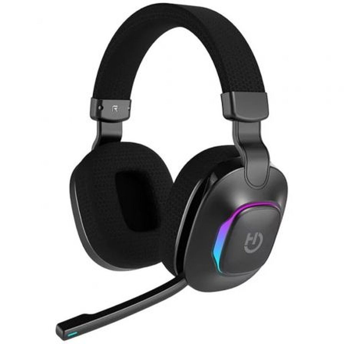 Auriculares de Diadema Hiditec Vortex ARGB Negro Multicolor