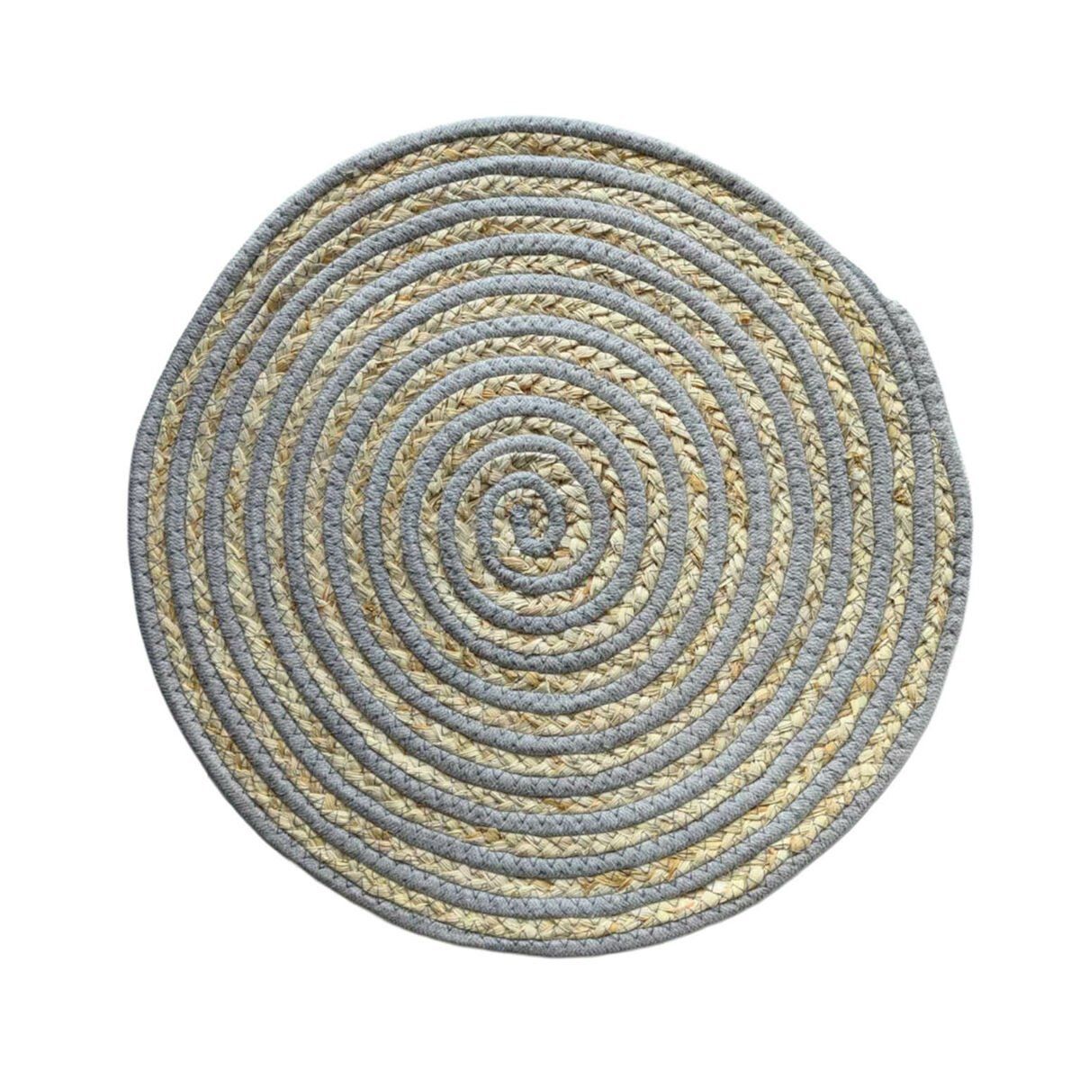 Salvamantel Versa Gris Poliéster Algodón 38 x 1 x 38 cm