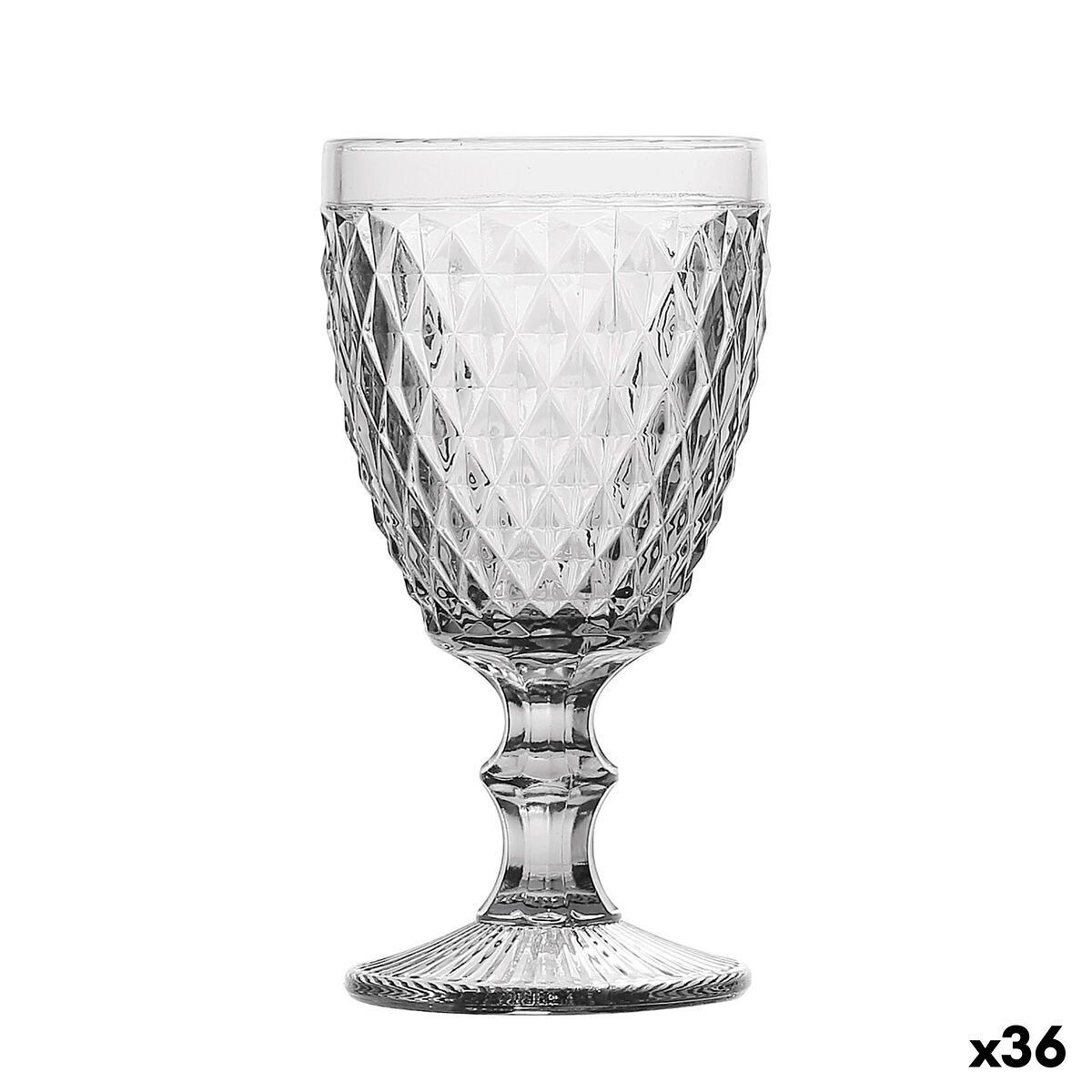 Copa La Mediterránea Sidari Transparente Vidrio 350 ml (36 Unidades)