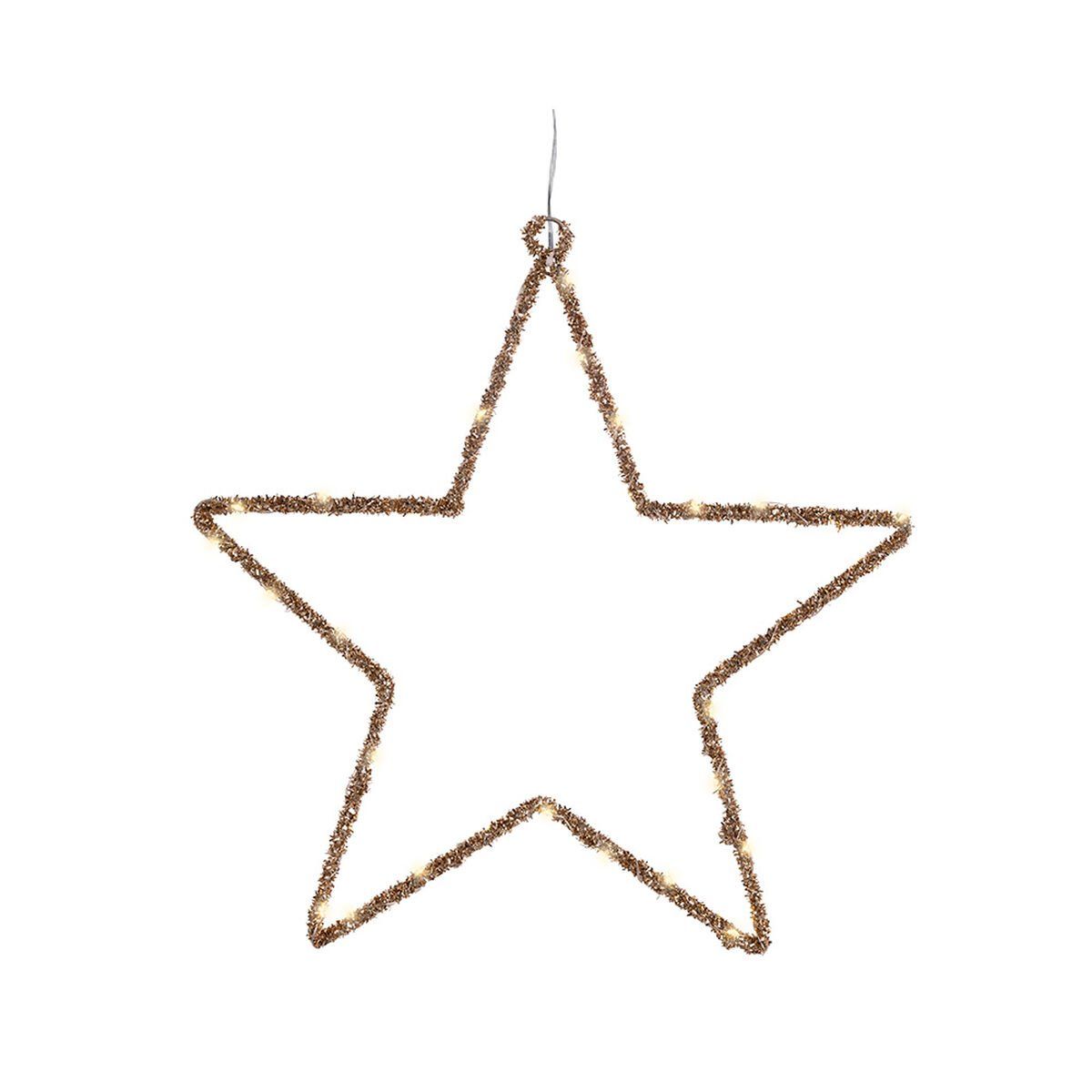 Estrella de Navidad Lumineo Dorado 38 x 38 cm